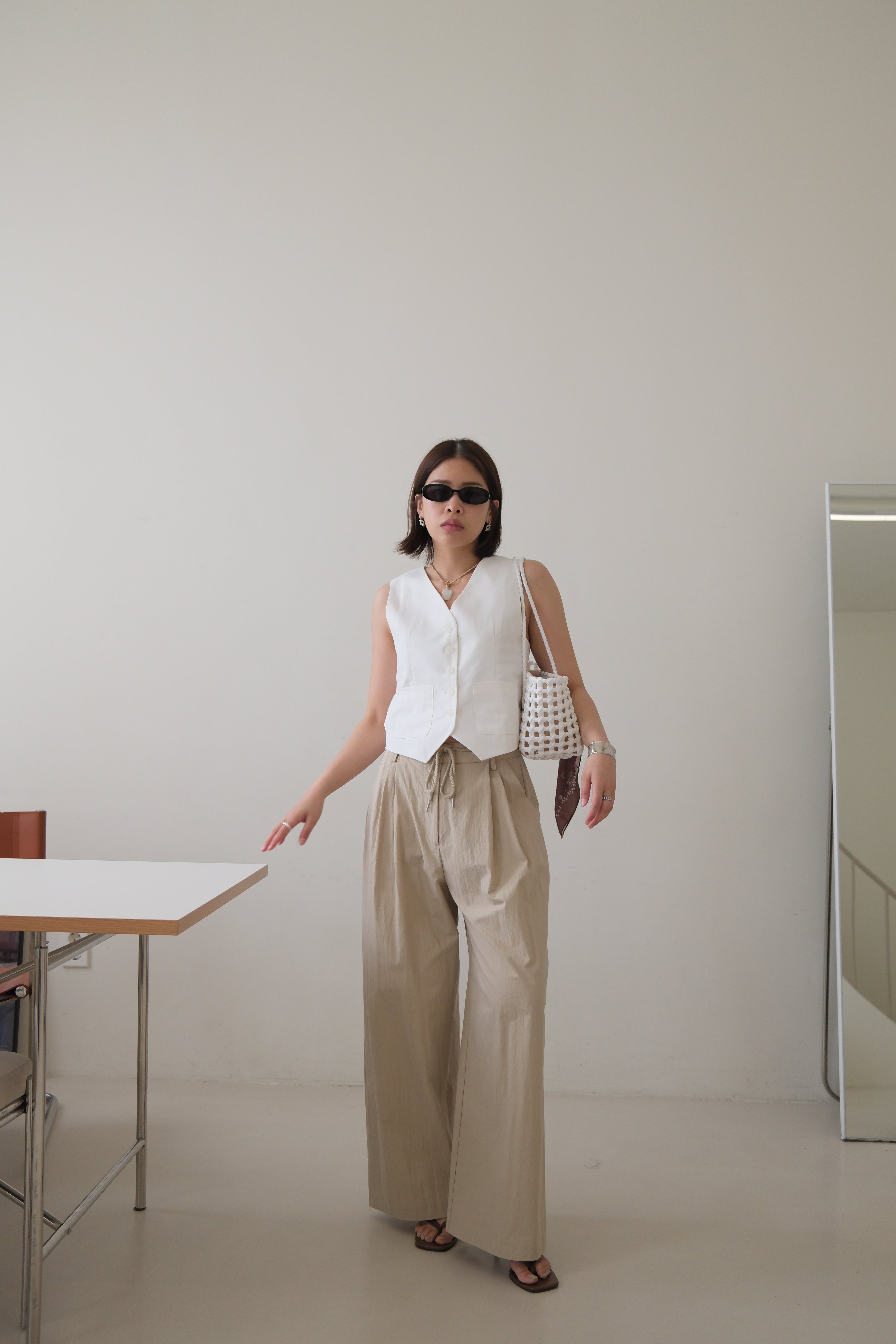 Kiso straight pants