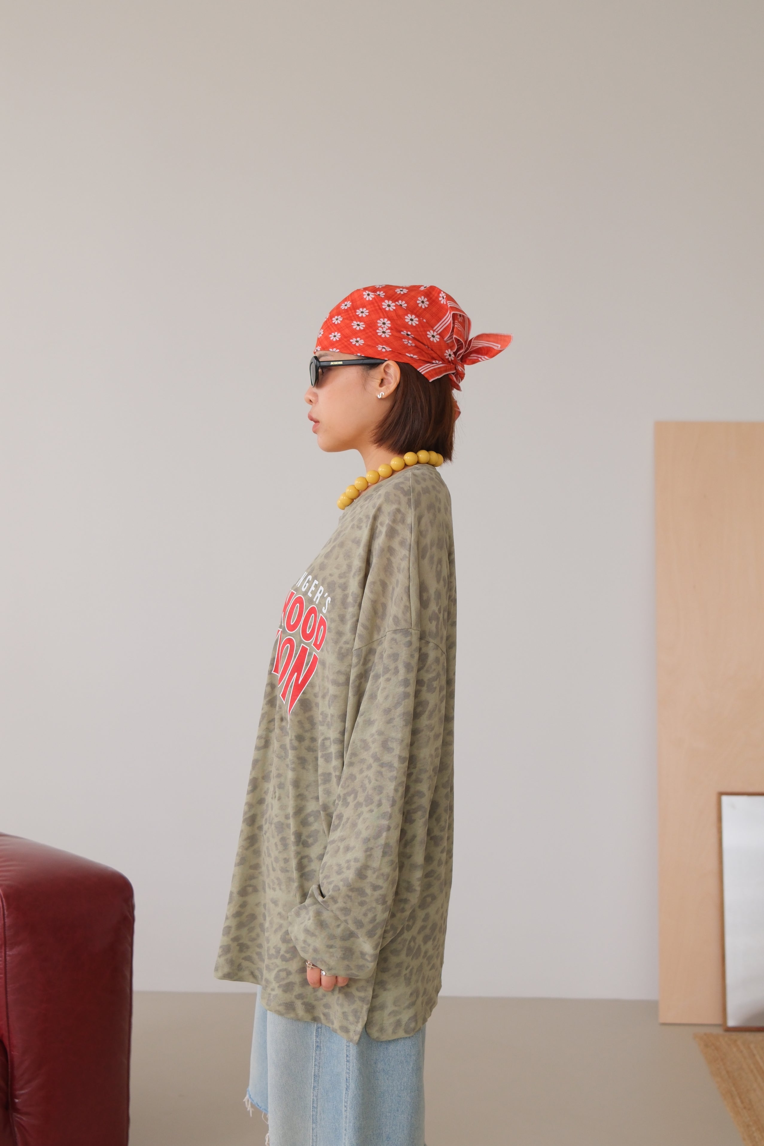 Babylon Leopard Long sleeve Tee