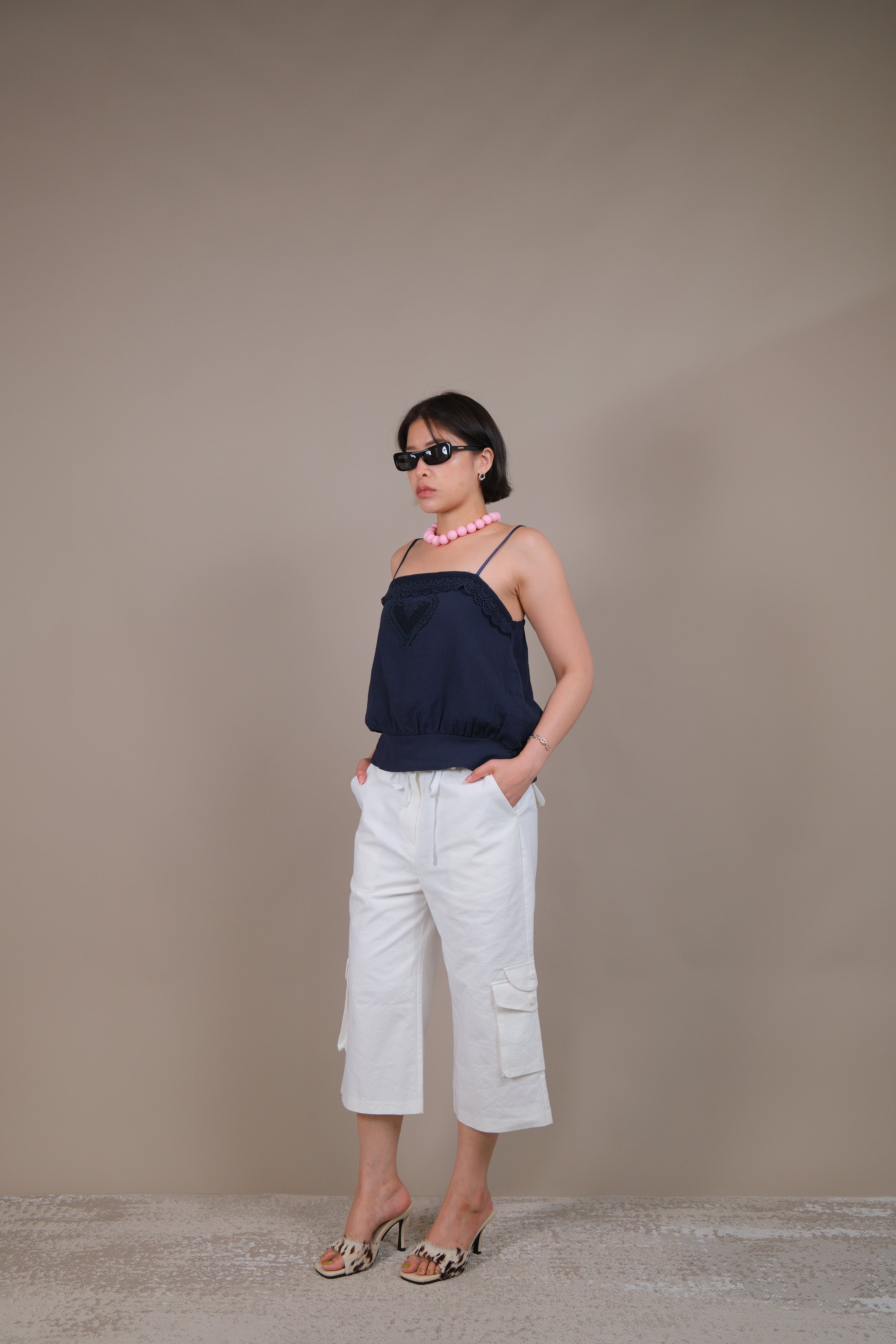 Slouchy Crop Cargo