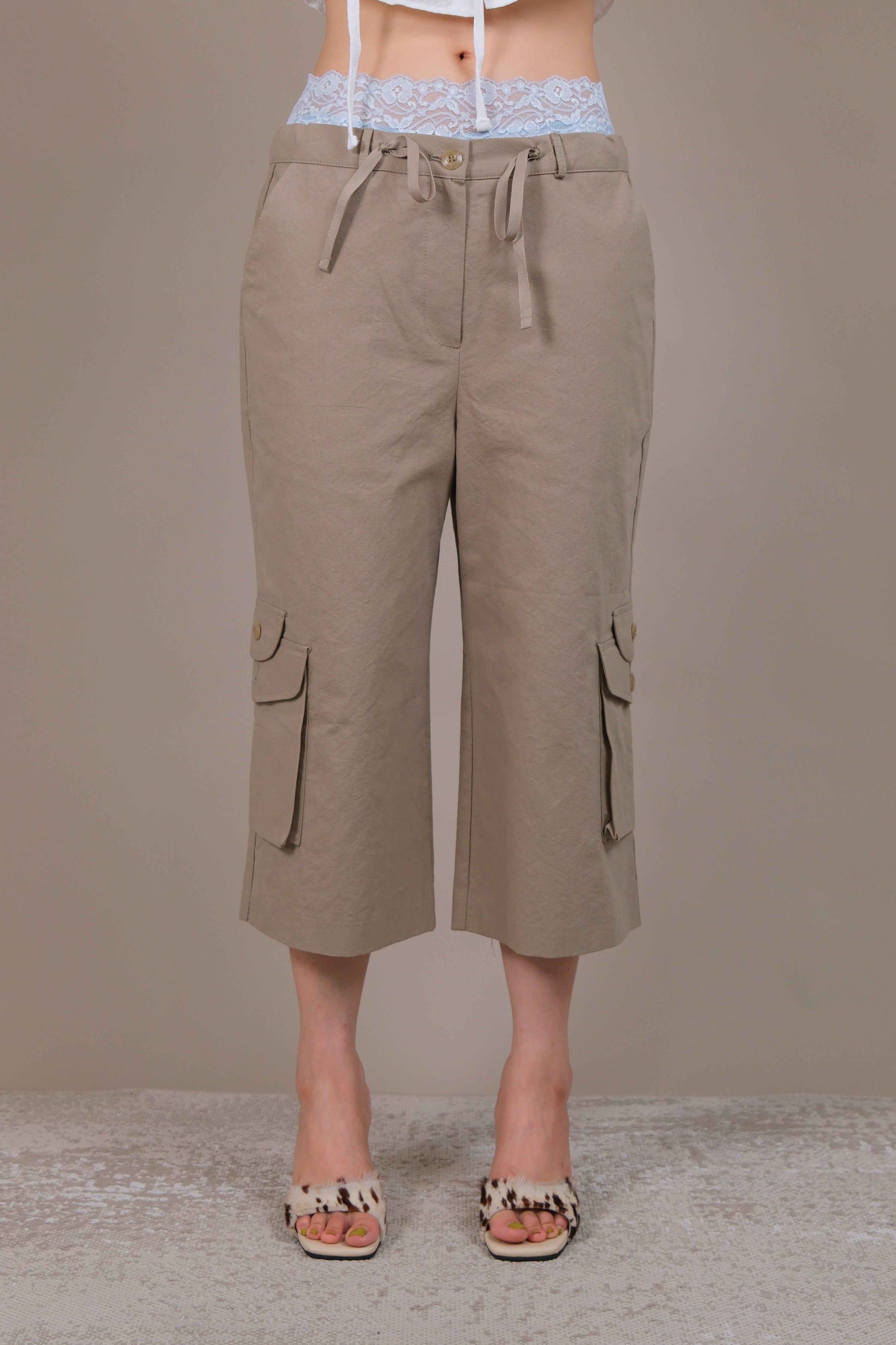 Slouchy Crop Cargo