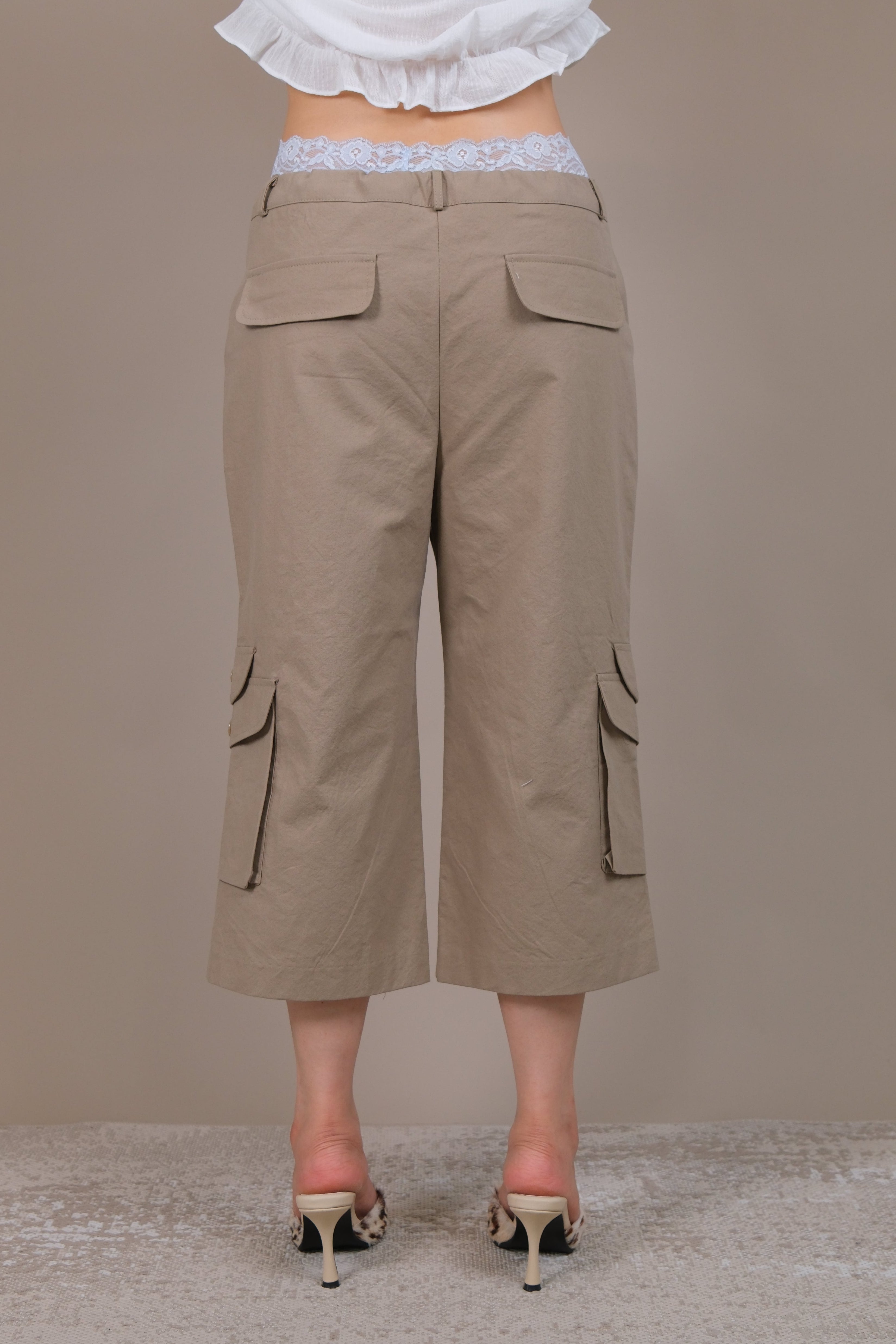 Slouchy Crop Cargo