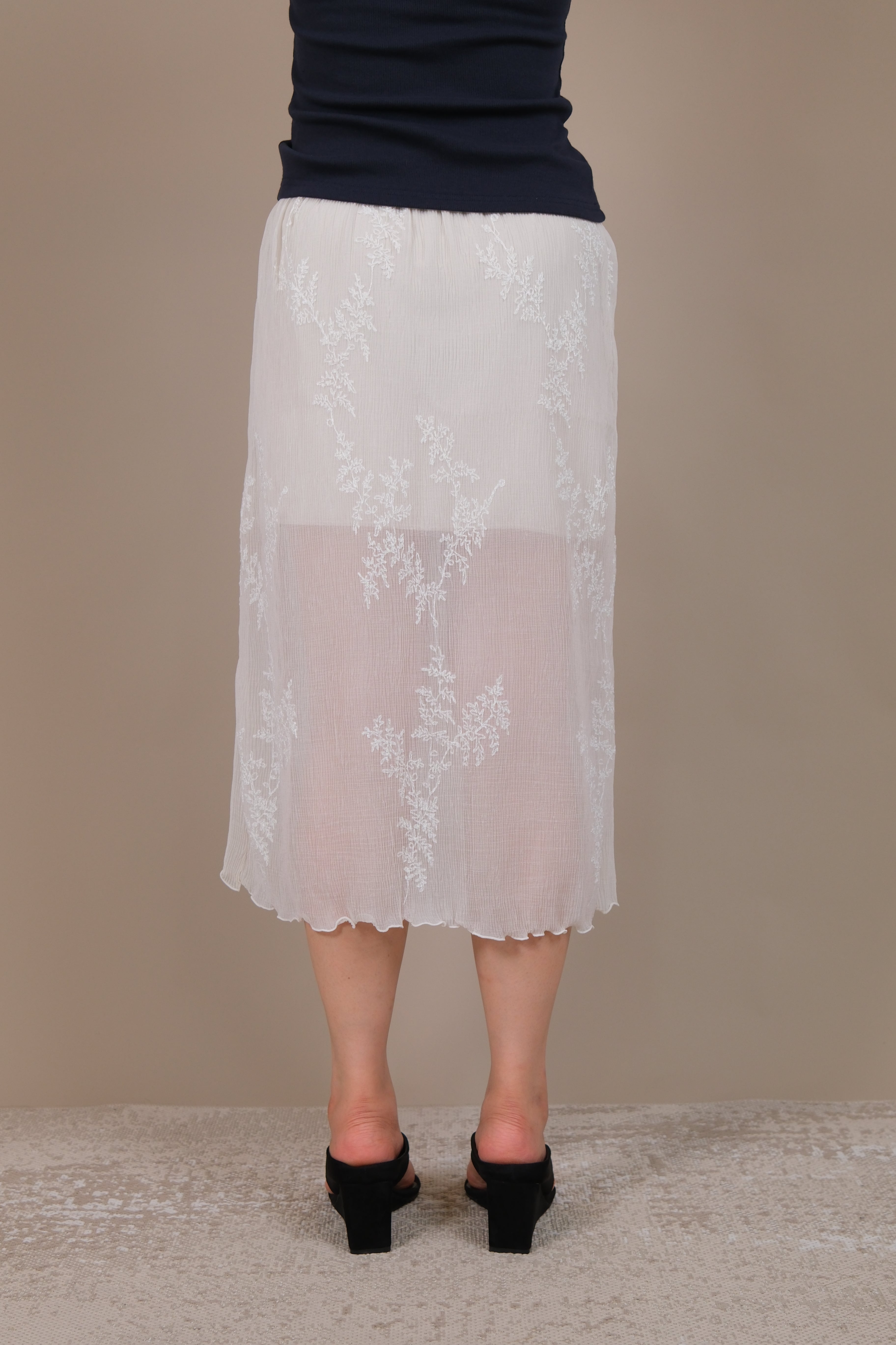 Riviera Sheer Lace Skirt