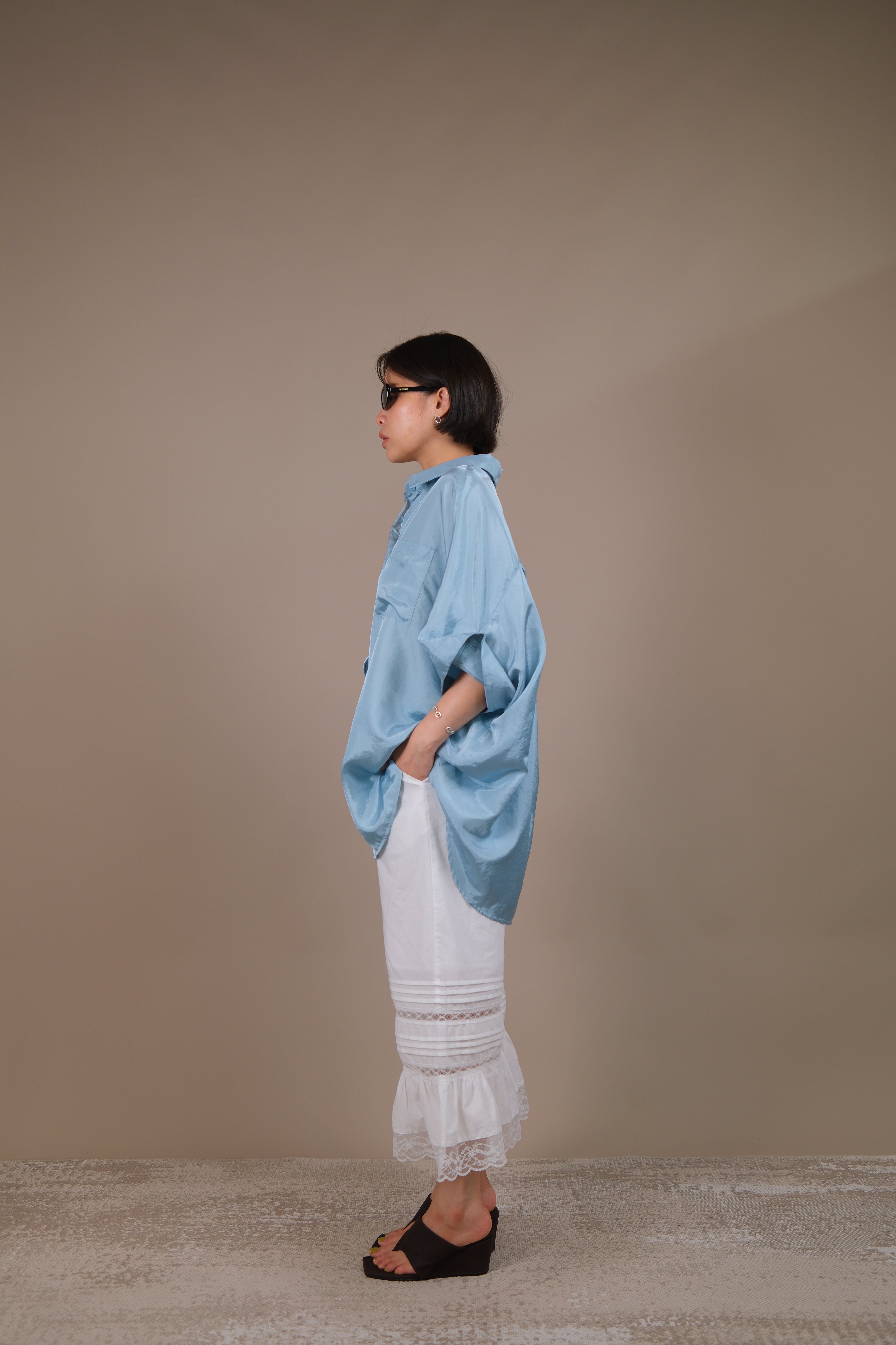 Boyish Satin Shirt