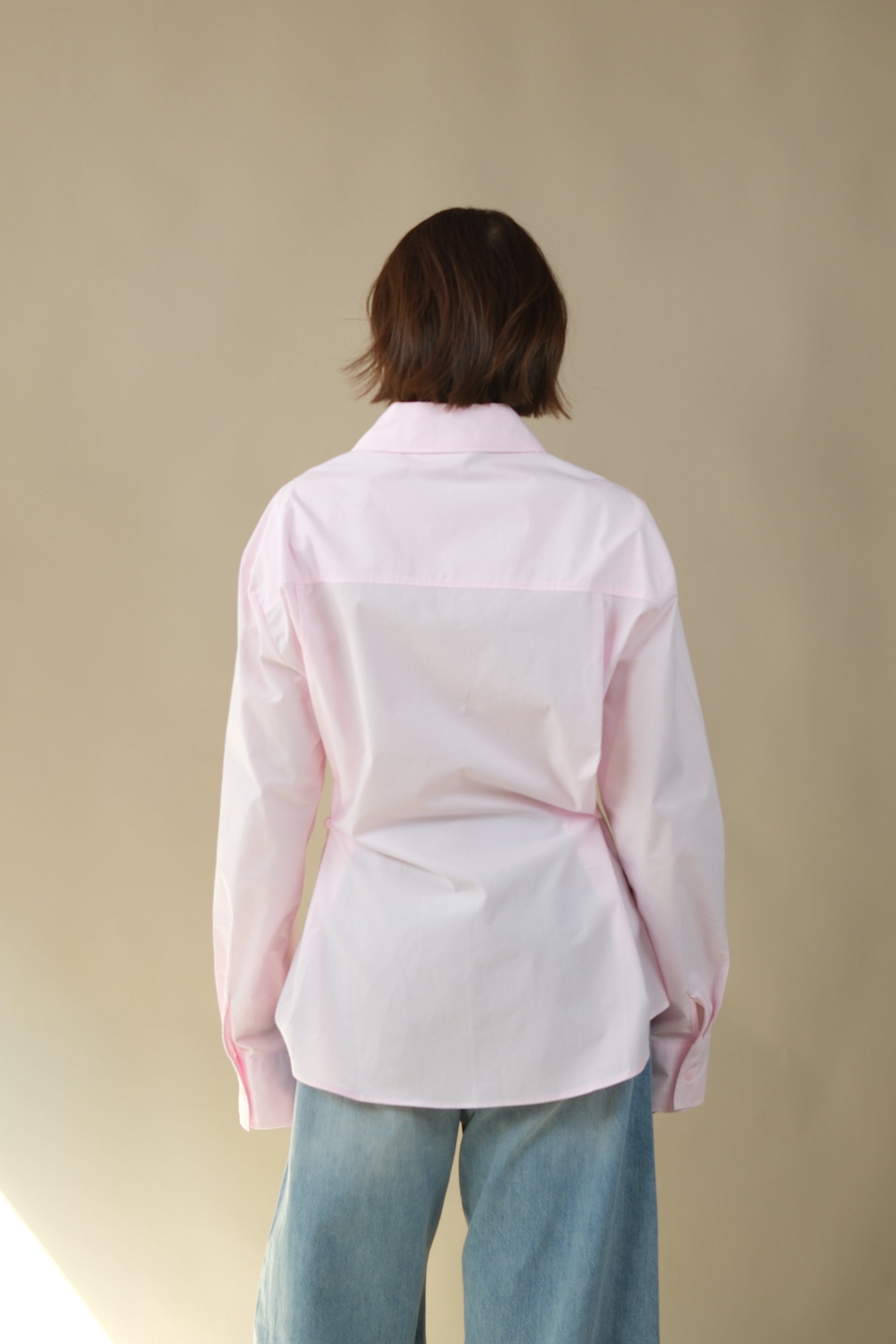 Jolin adjustable waist pocket shirt