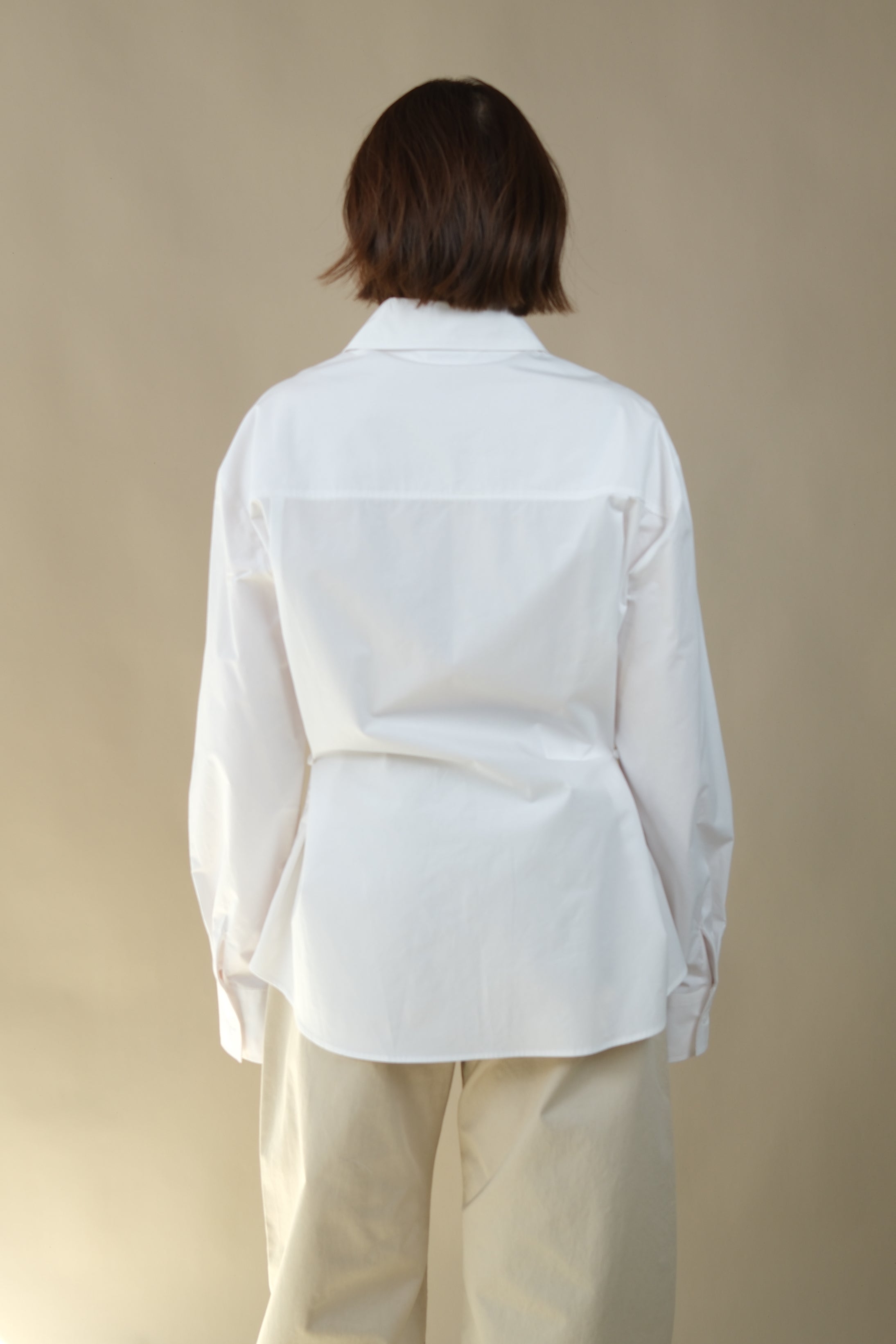 Jolin adjustable waist pocket shirt