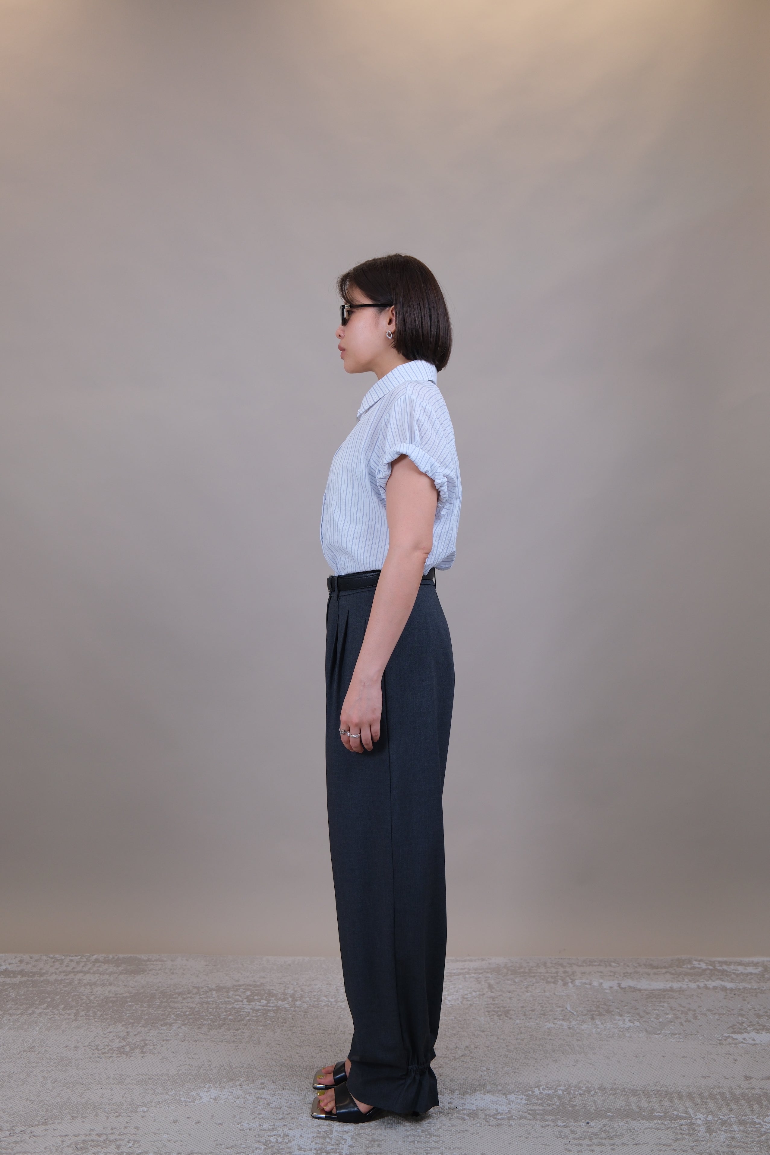 Coastal Roll-Up Striped Shirt