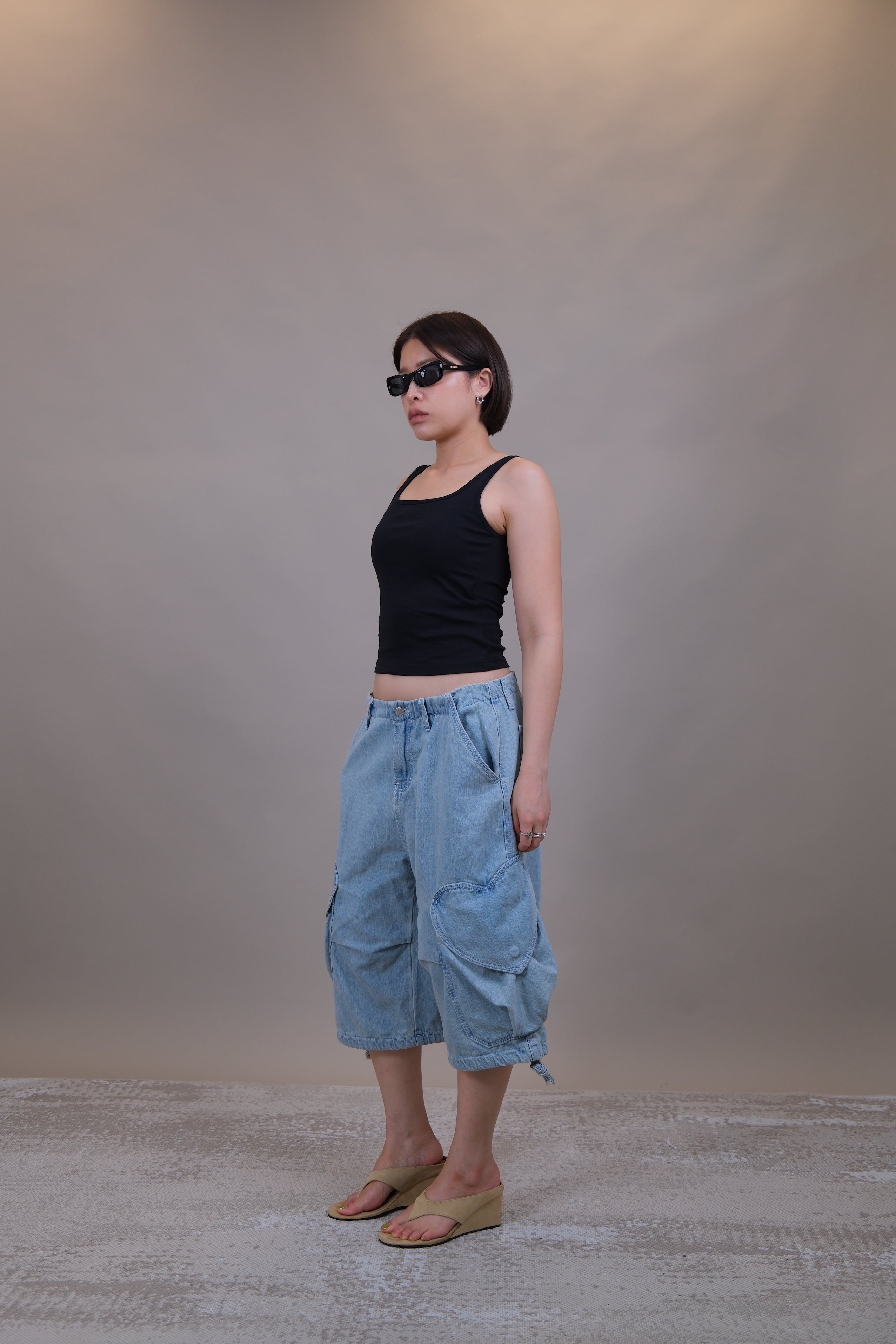 Heart-Pocket Cargo shorts