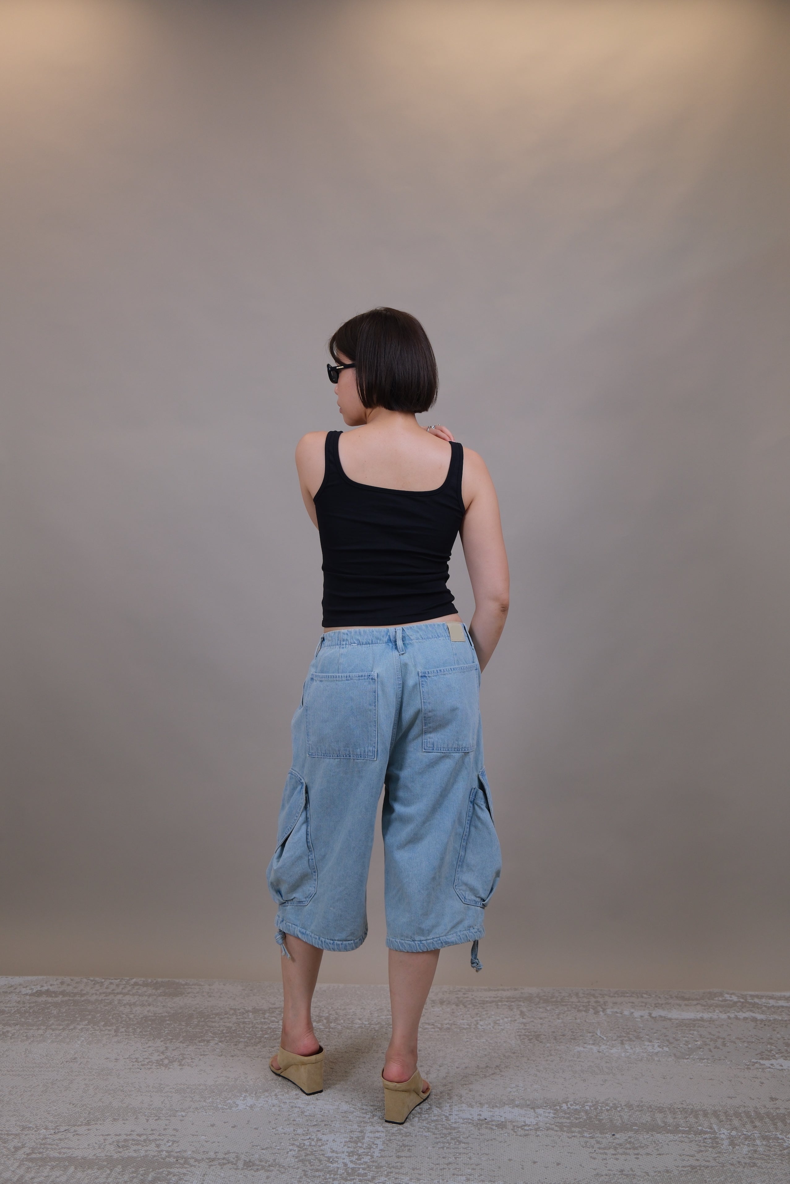 Heart-Pocket Cargo shorts