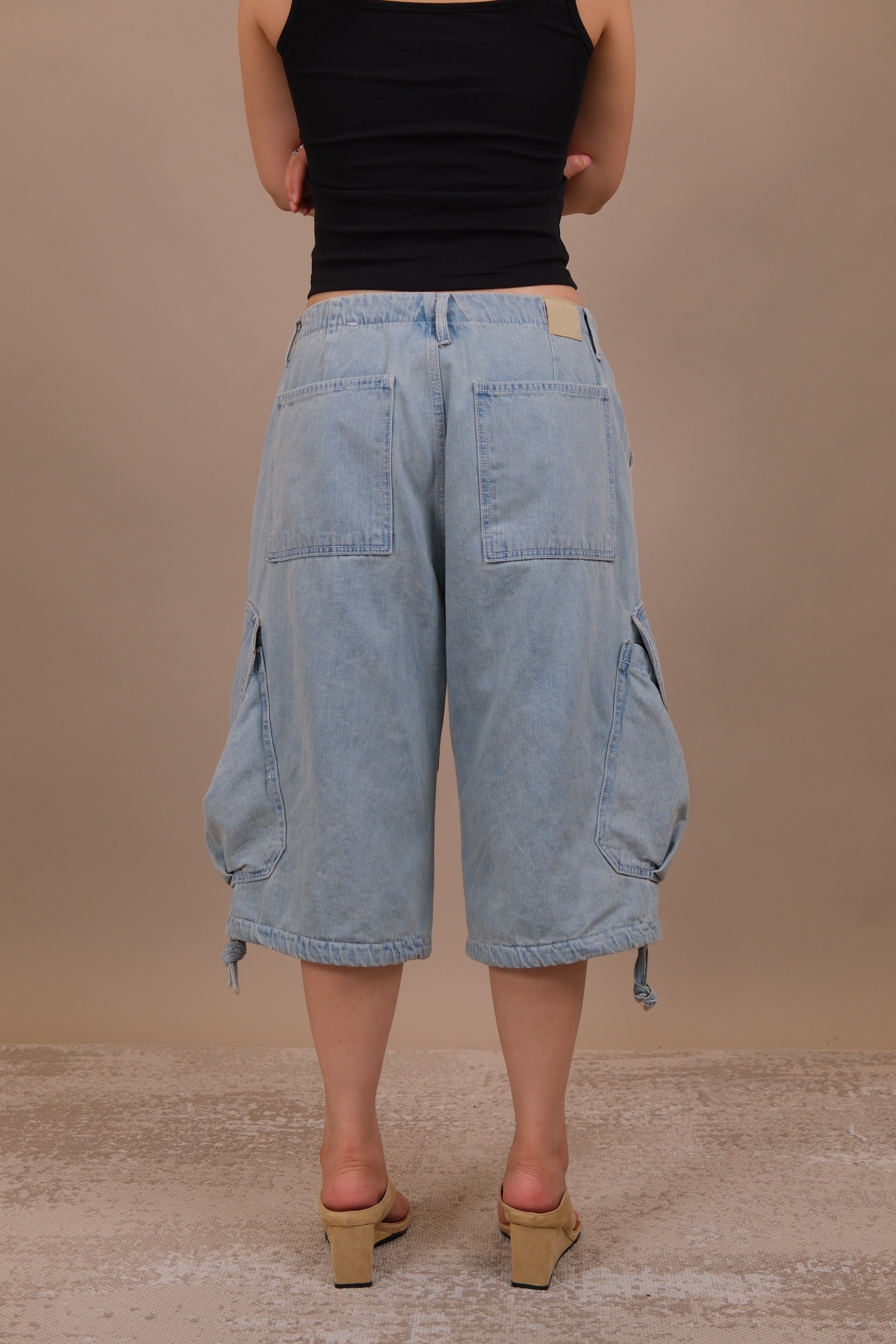 Heart-Pocket Cargo shorts