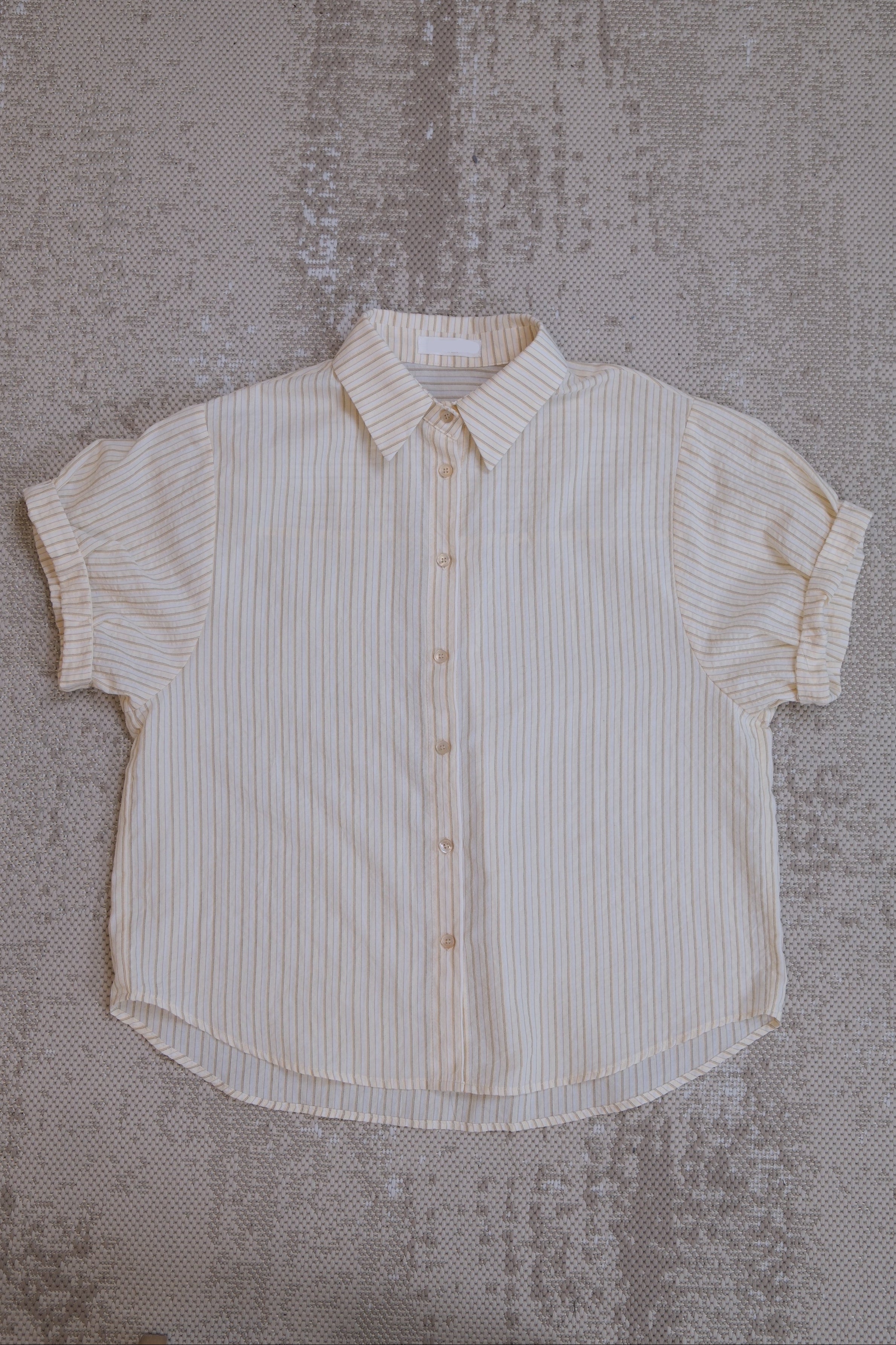 Coastal Roll-Up Striped Shirt