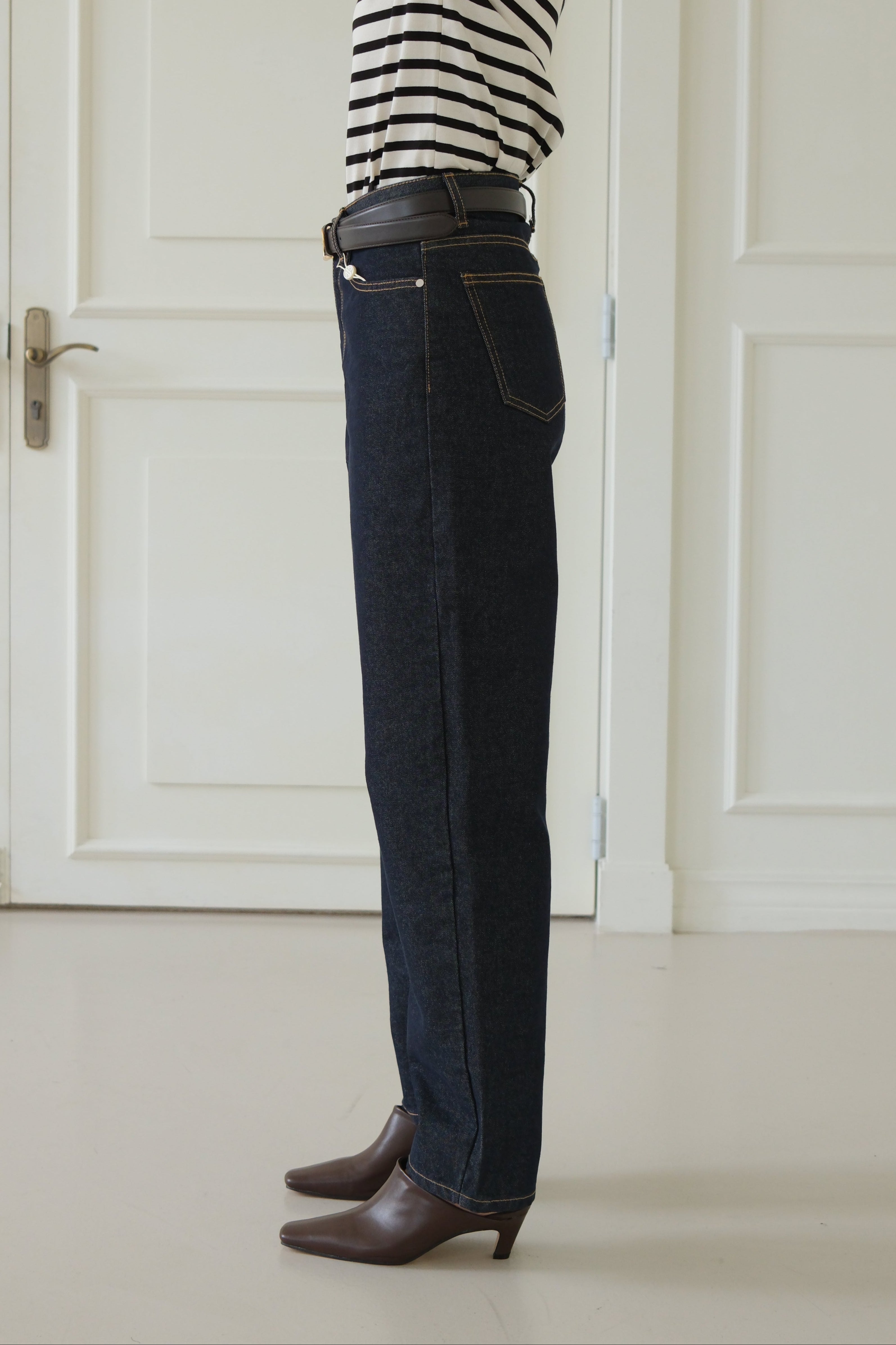 Edith high-rise vintage straight jeans