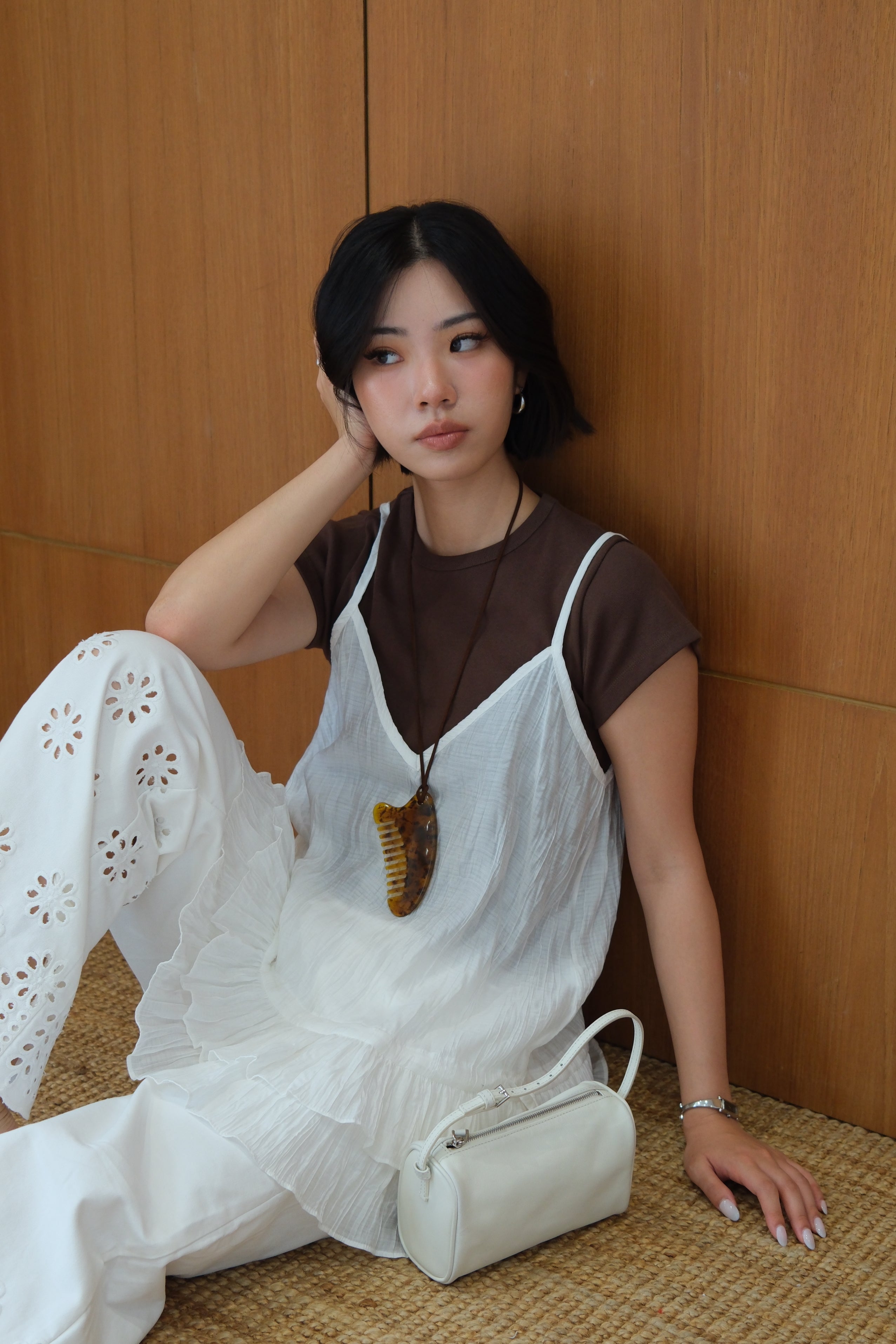 Miu Double Frill Cami