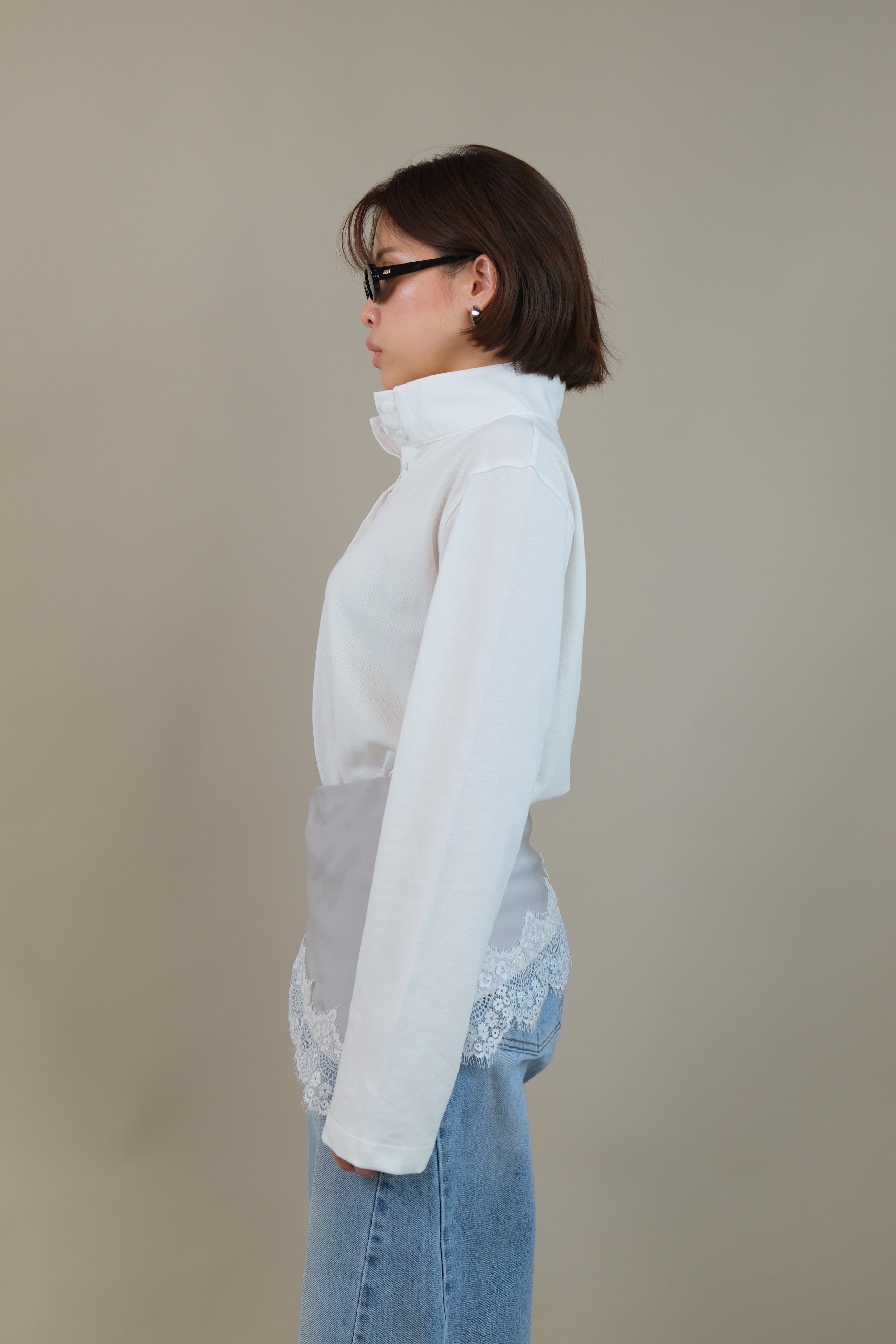 Arden Mock Henley Long Sleeve Tee