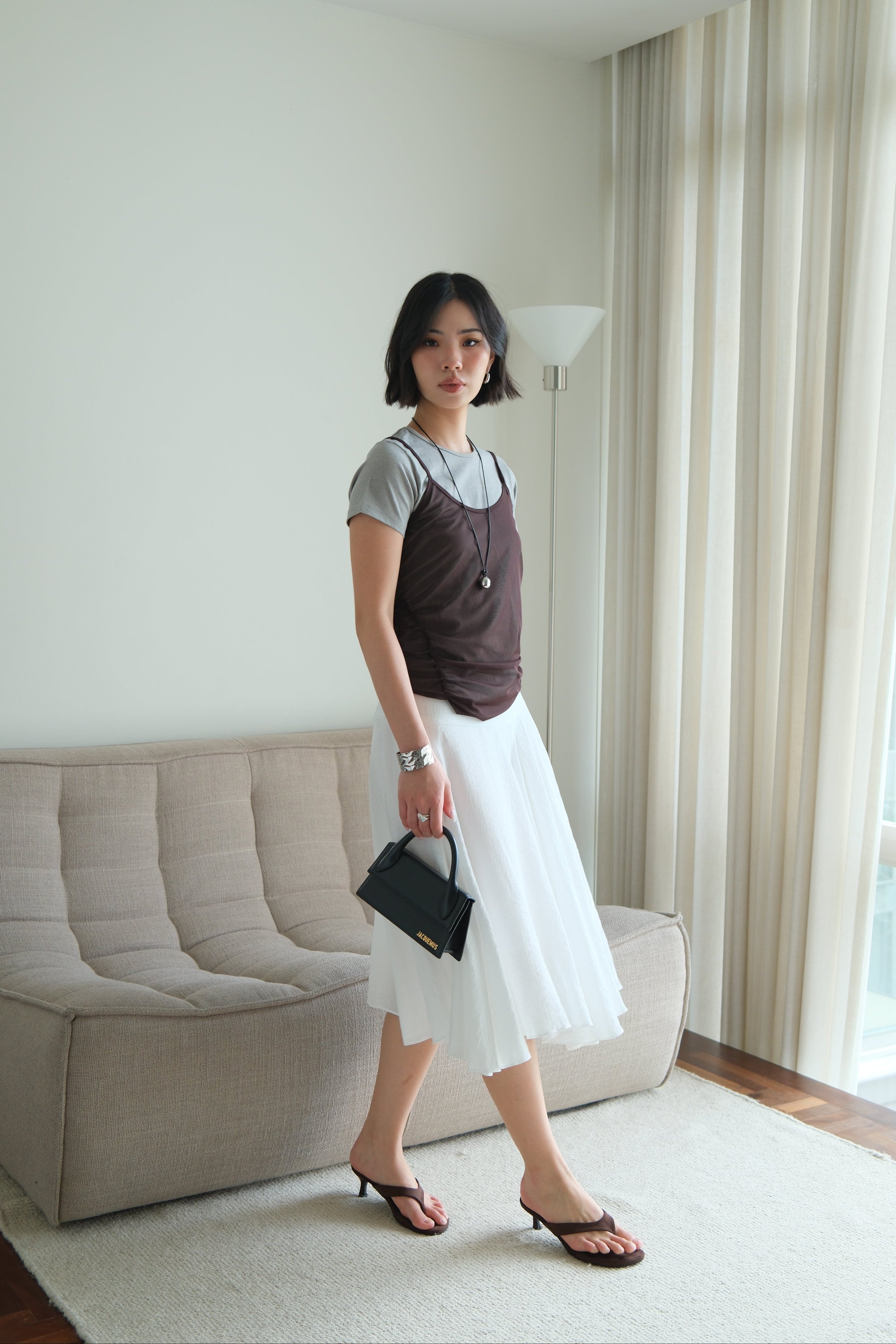 Sena Flowy Midi Skirt