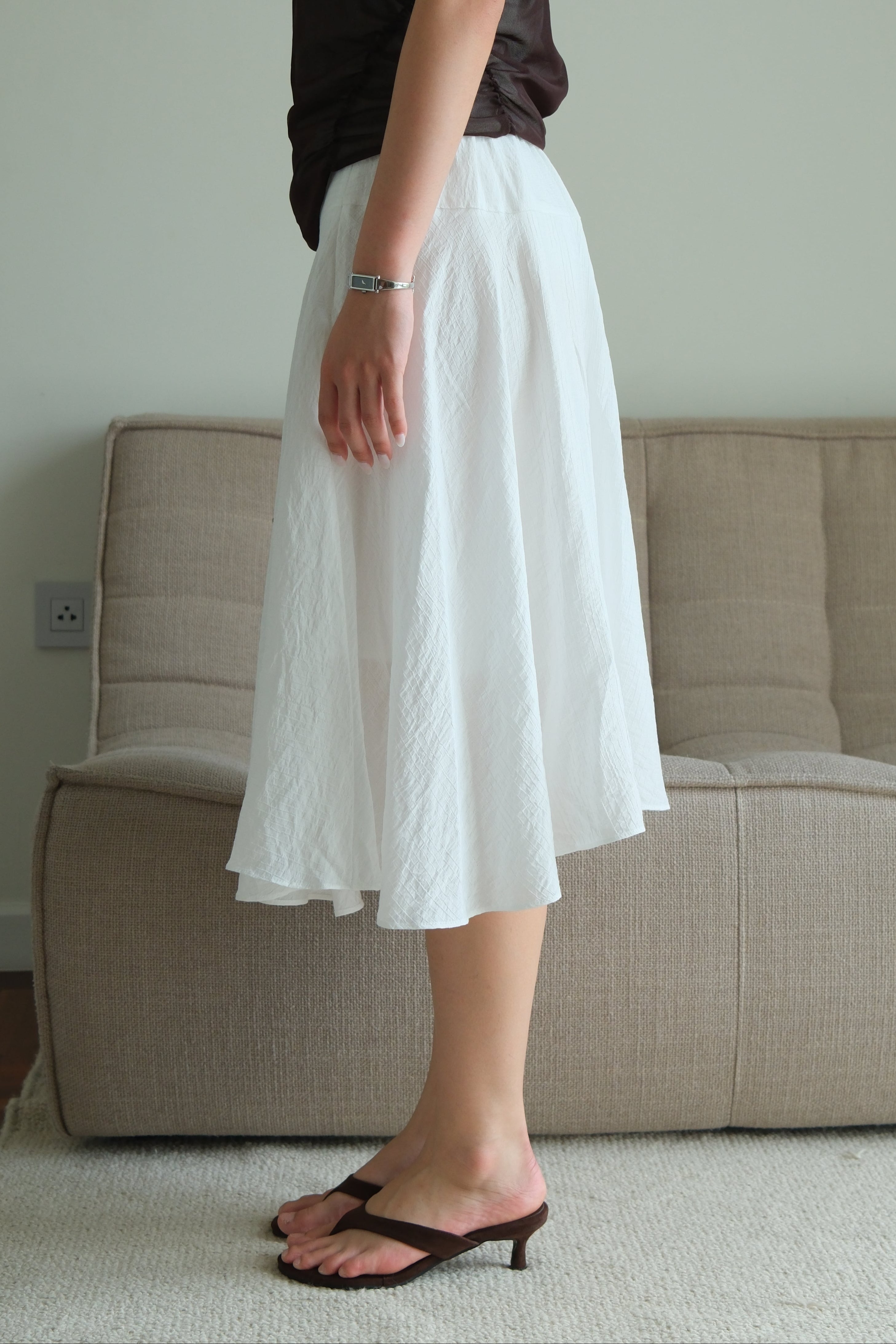 Sena Flowy Midi Skirt