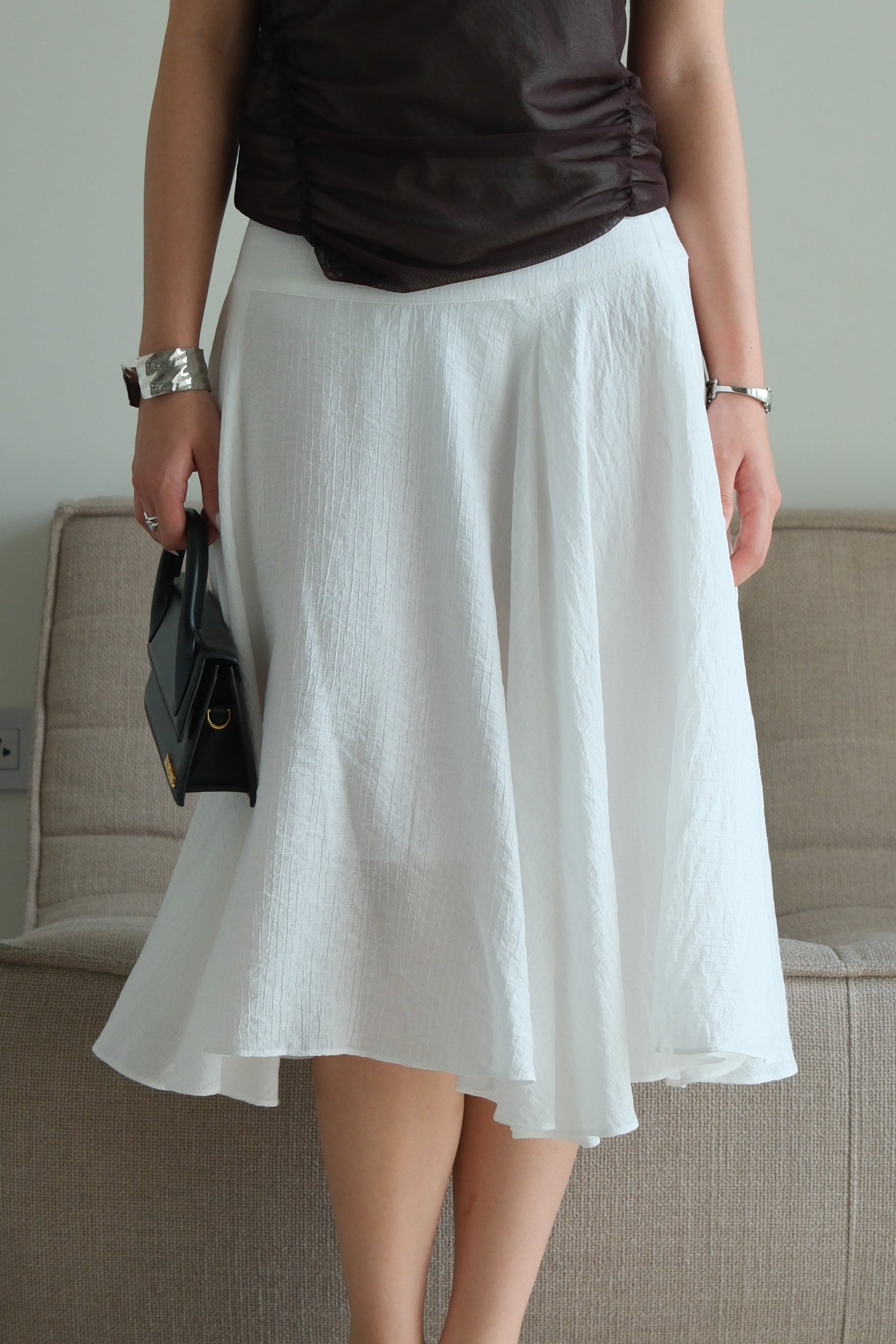 Sena Flowy Midi Skirt