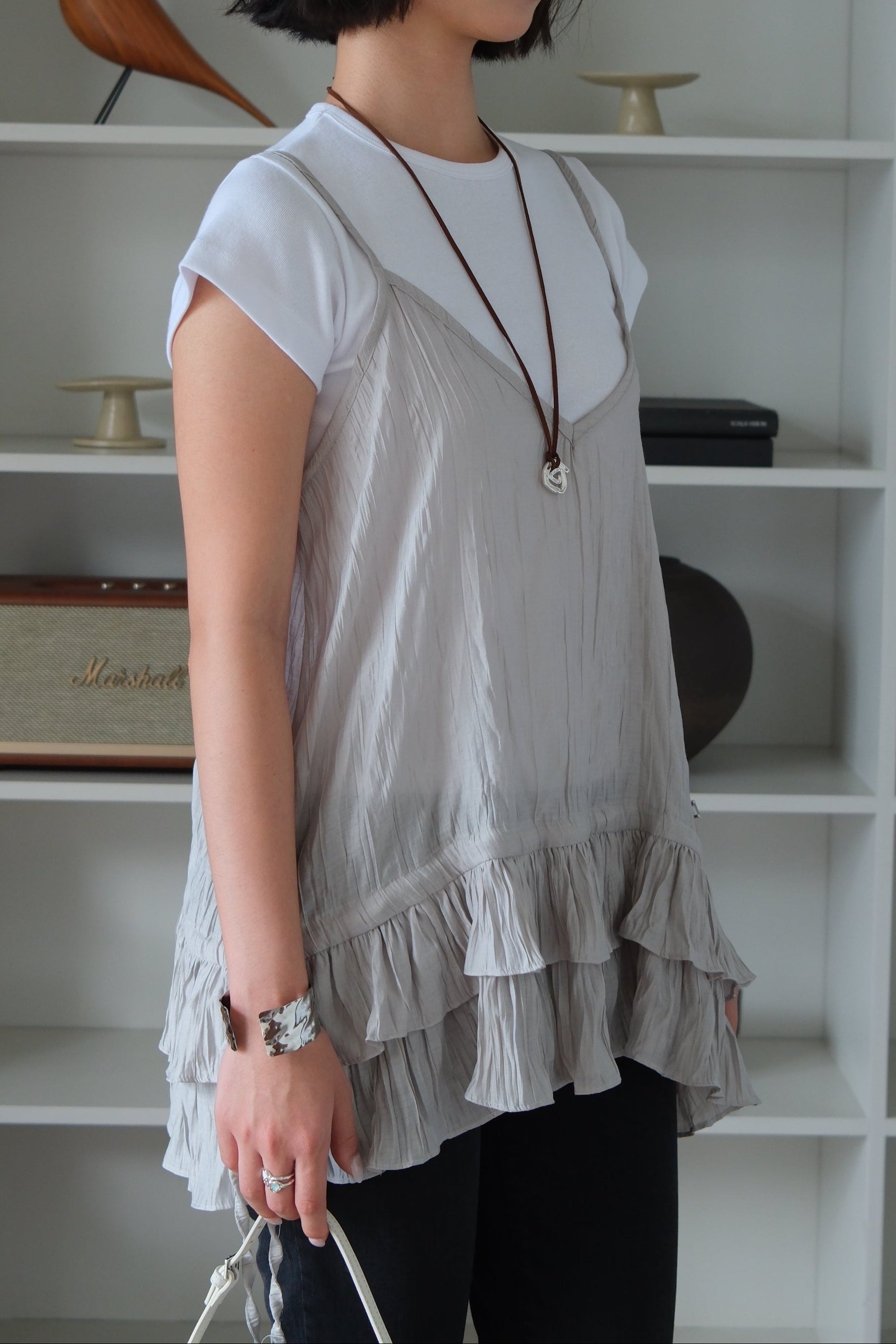 Miu Double Frill Cami