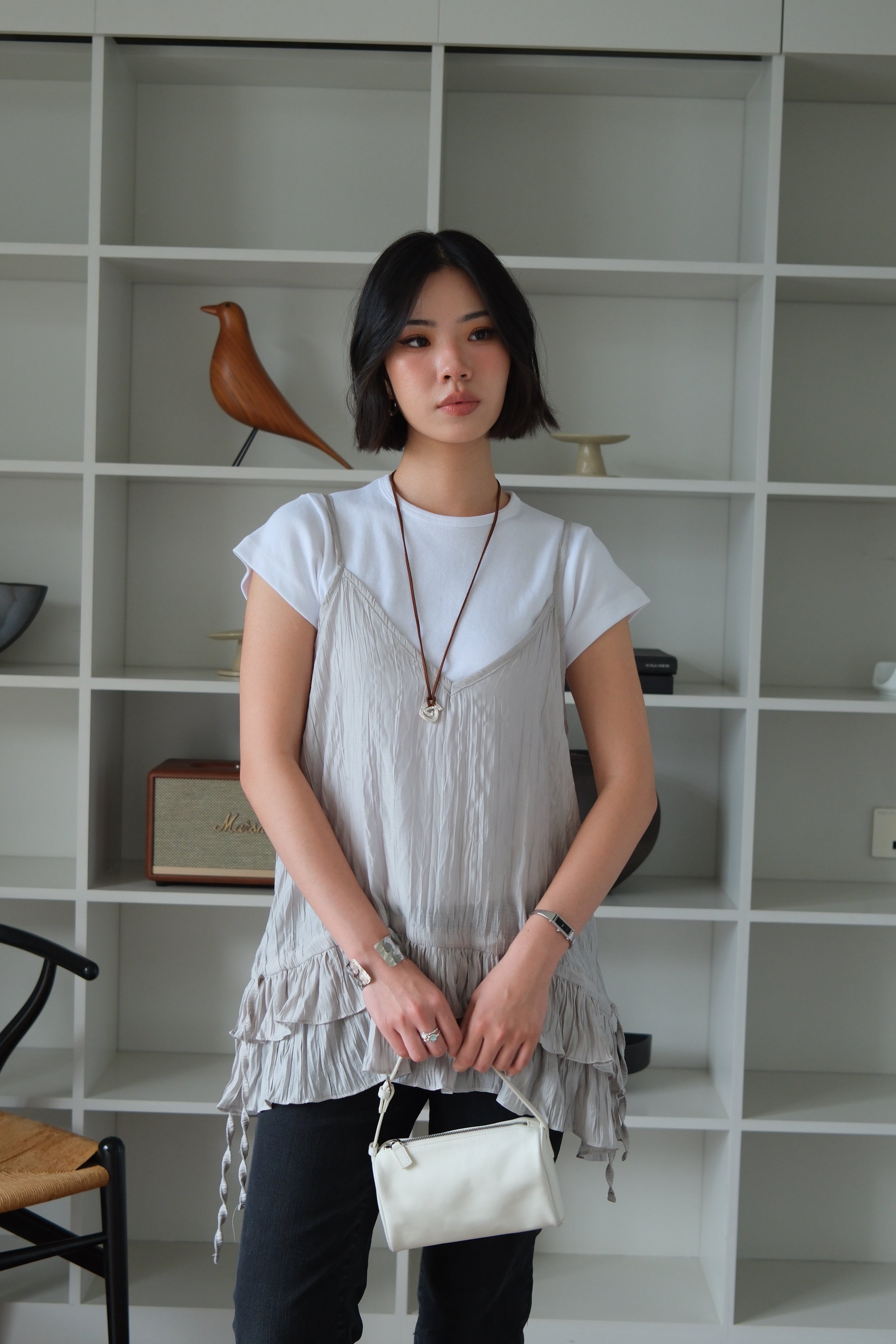 Miu Double Frill Cami