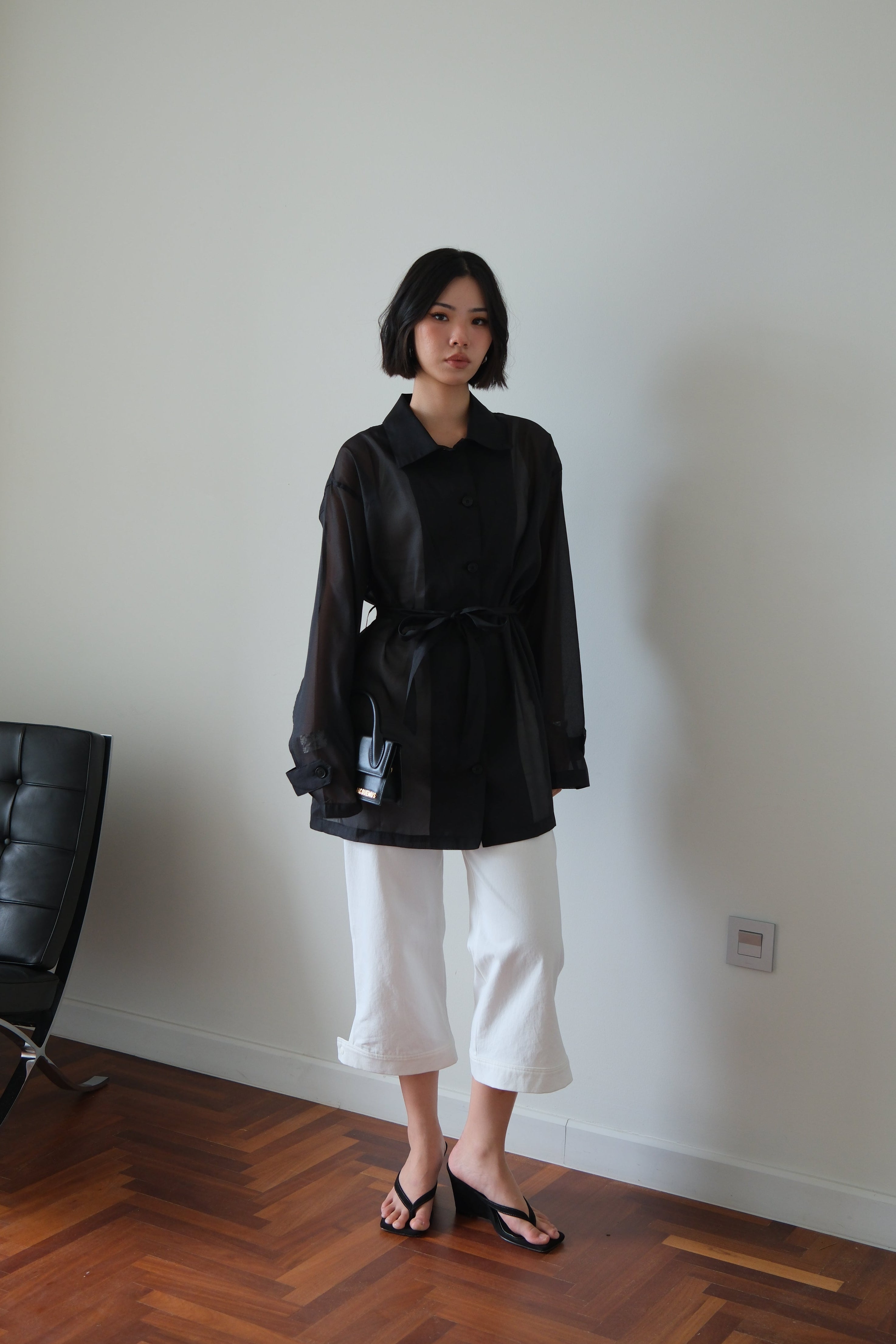 Shaw Sheer Tie Jacket