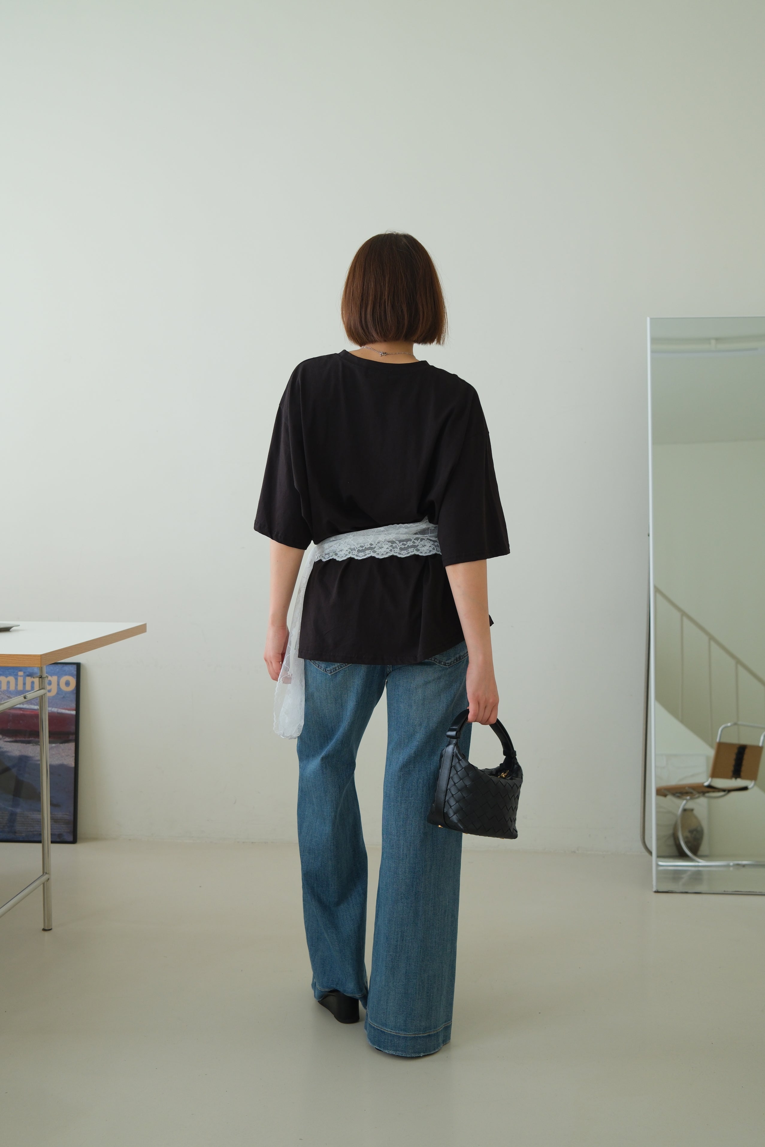 Lace Belt Detail Cupid Tee