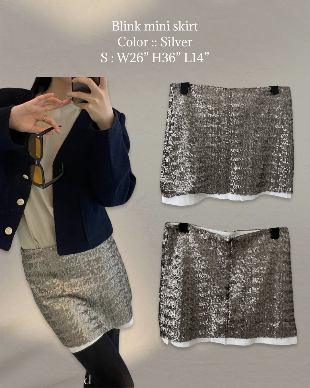 Blink mini skirt