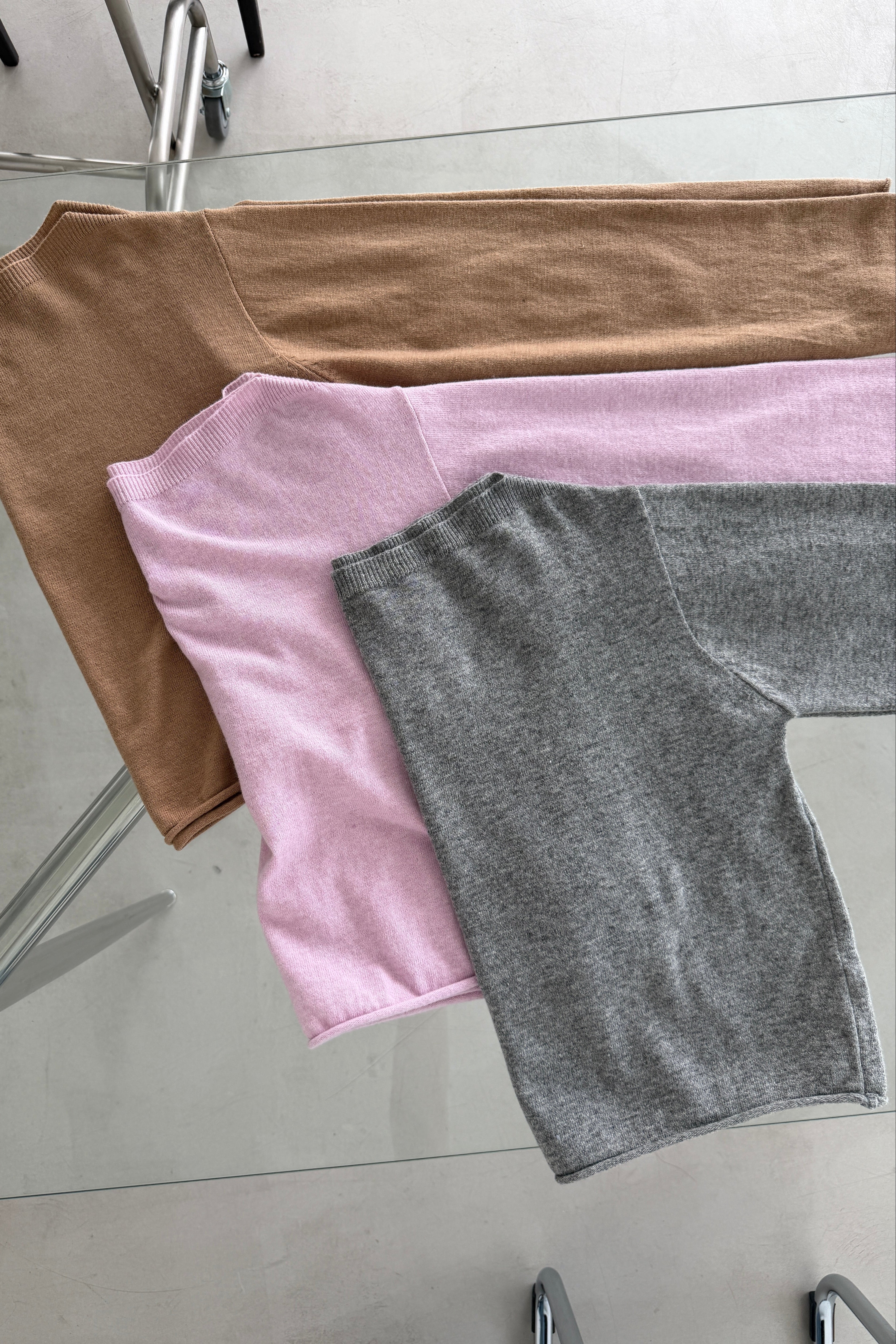 Elia Boat Neck Knit Crop Top