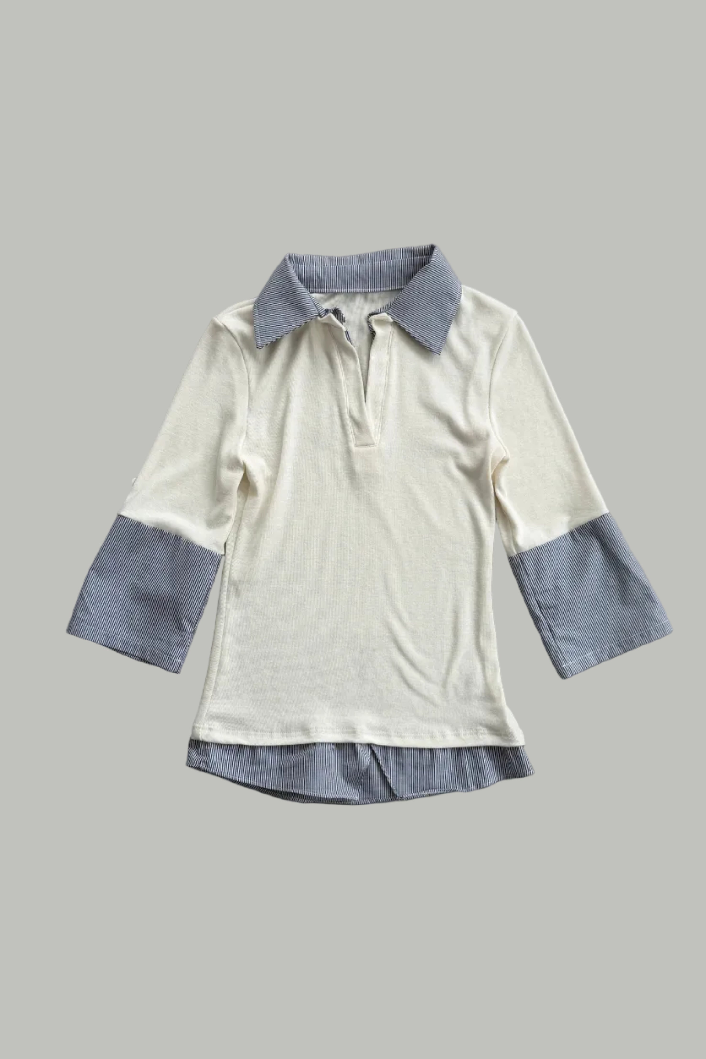 Preppy Layered Polo Tee
