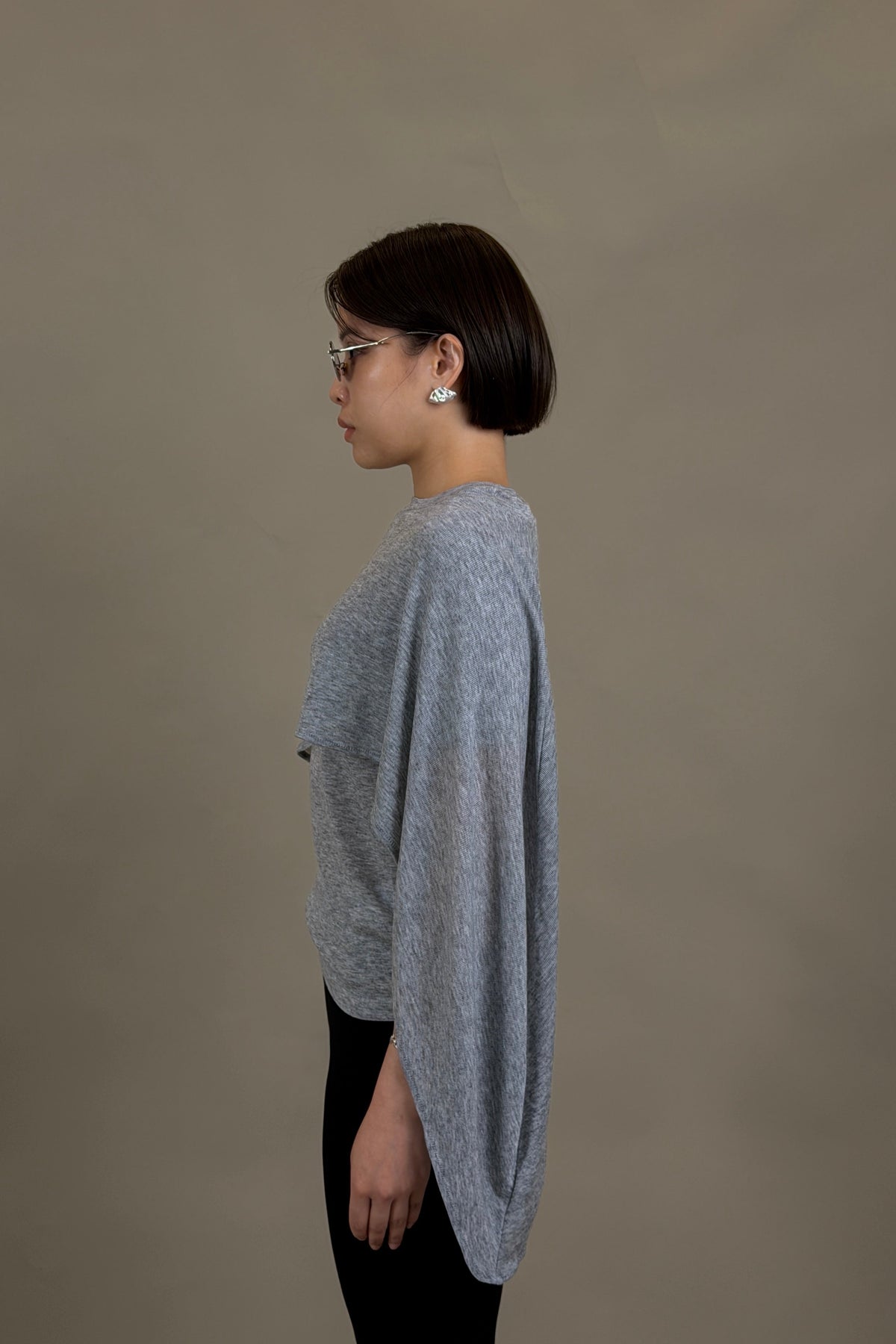 Miu Layered Cape Top
