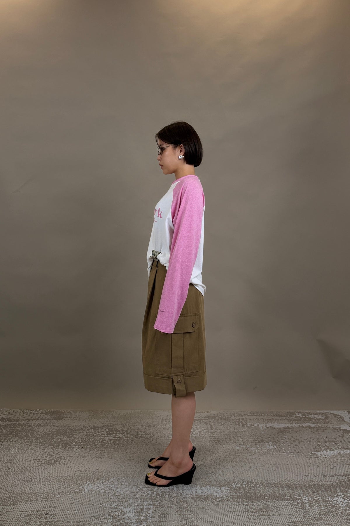 Newyork Raglan Pastel Sleeve Top