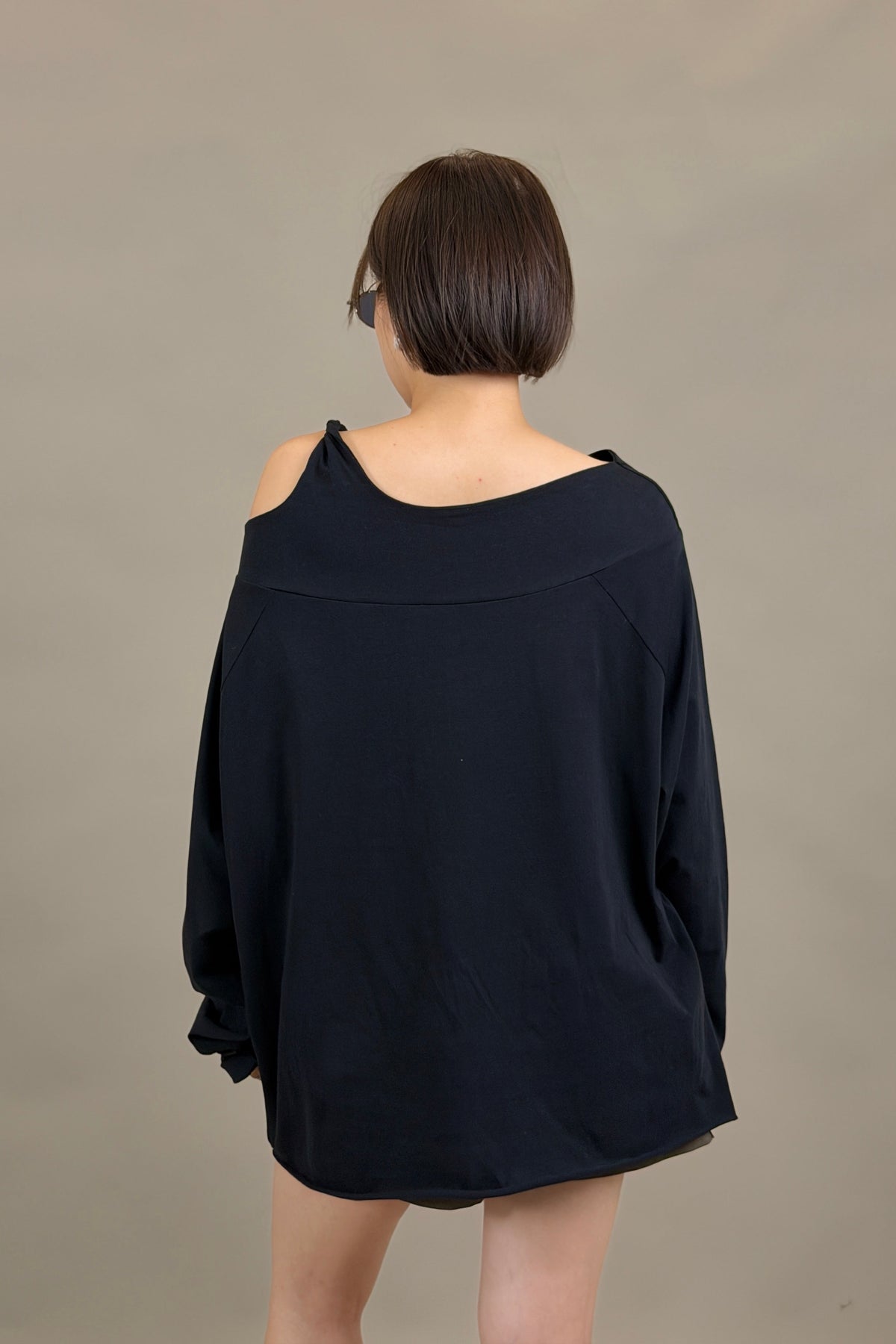 Twist Asymmetric Long Sleeve Tee