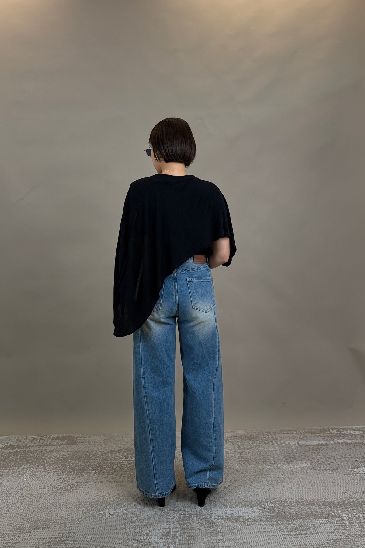 Miu Layered Cape Top
