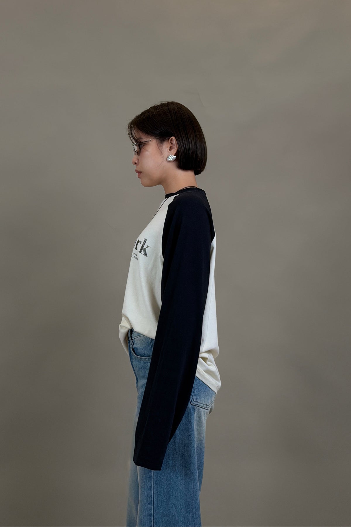 Newyork Raglan Pastel Sleeve Top