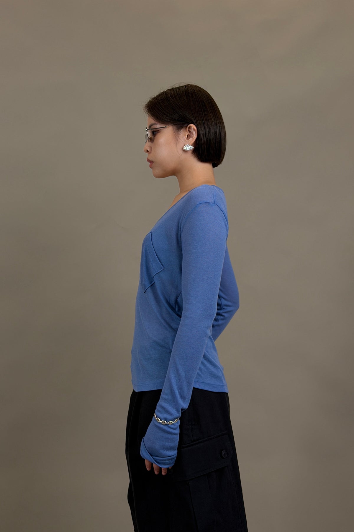 Tilt Pocket Sheer Tee