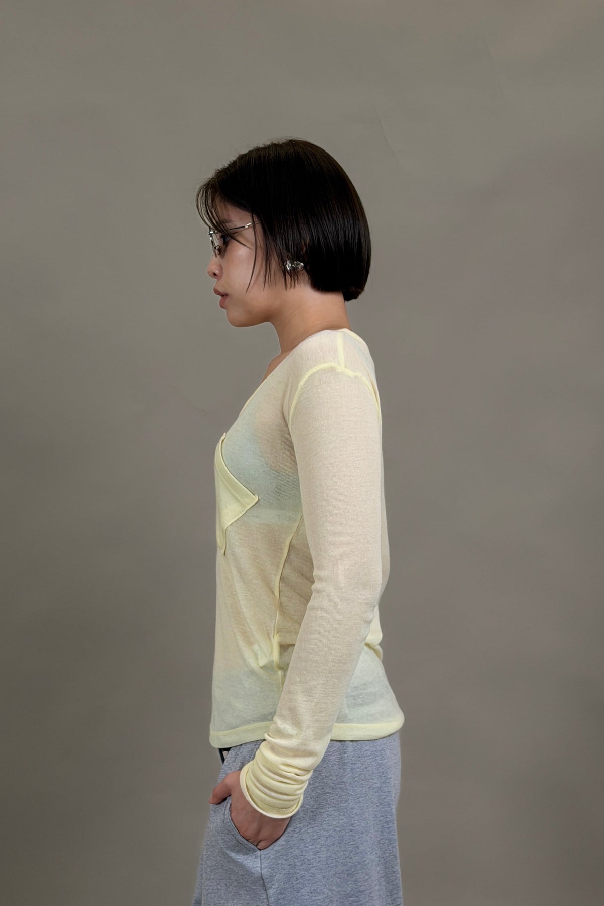 Tilt Pocket Sheer Tee