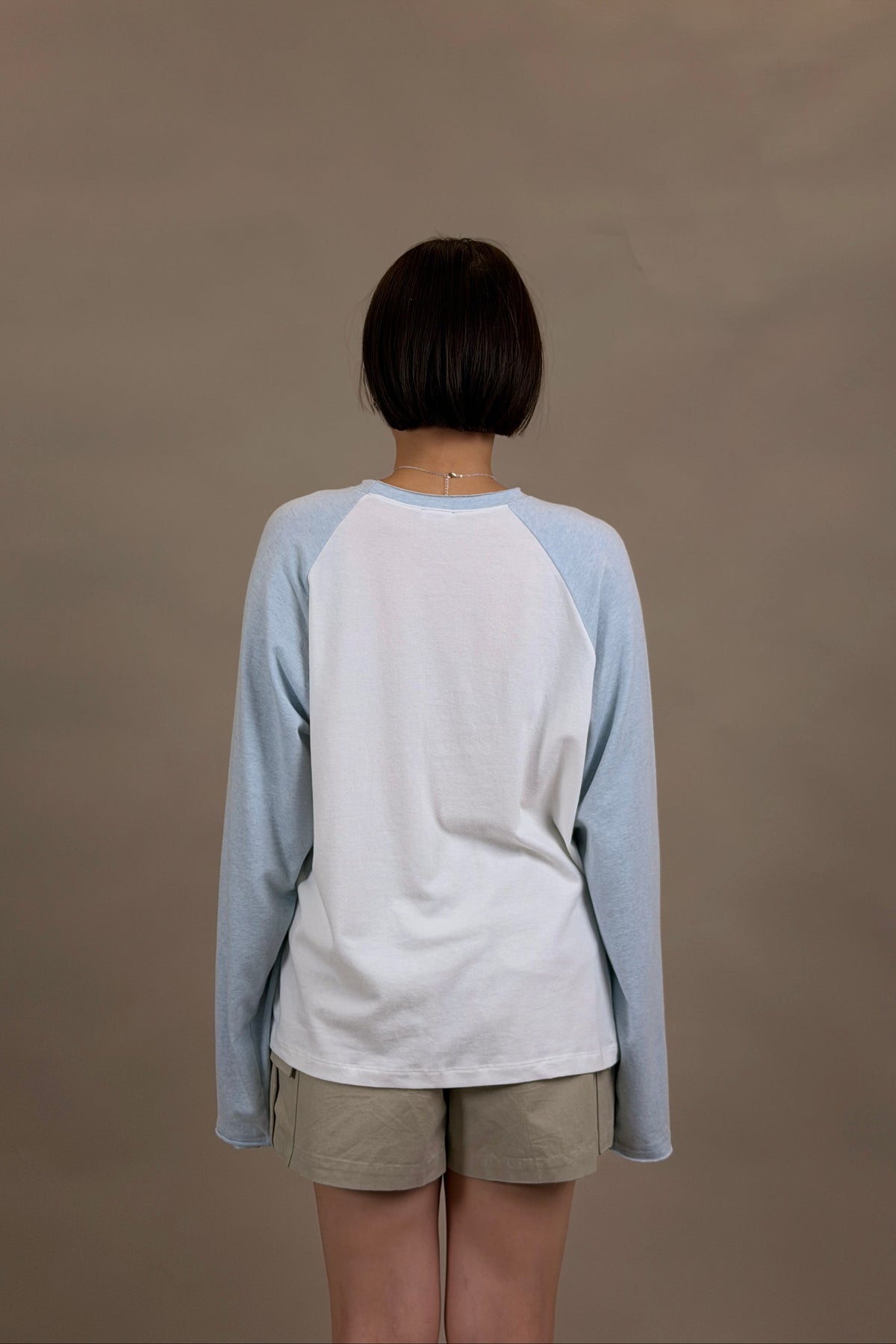 Newyork Raglan Pastel Sleeve Top