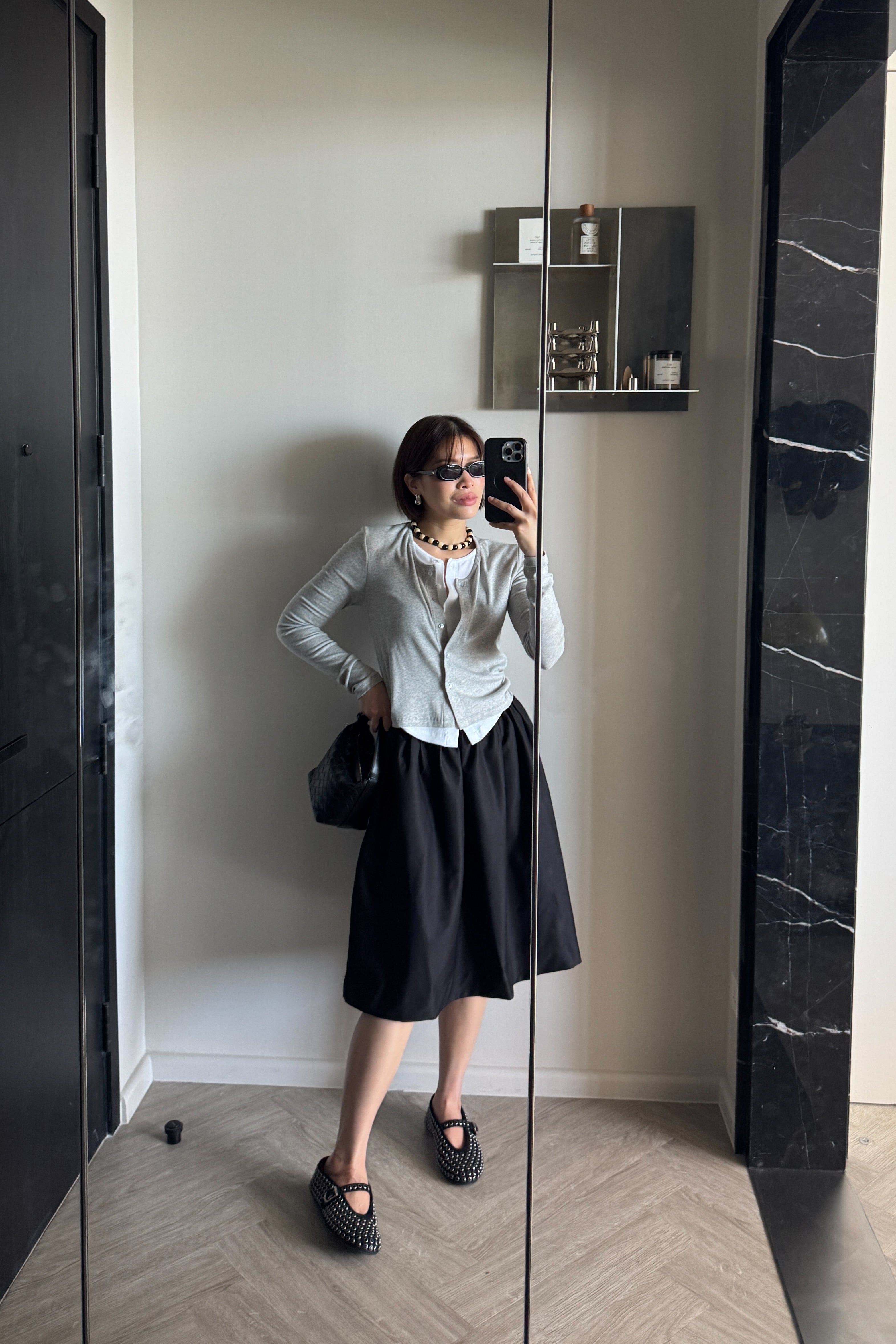 Janie double long sleeve cardigan