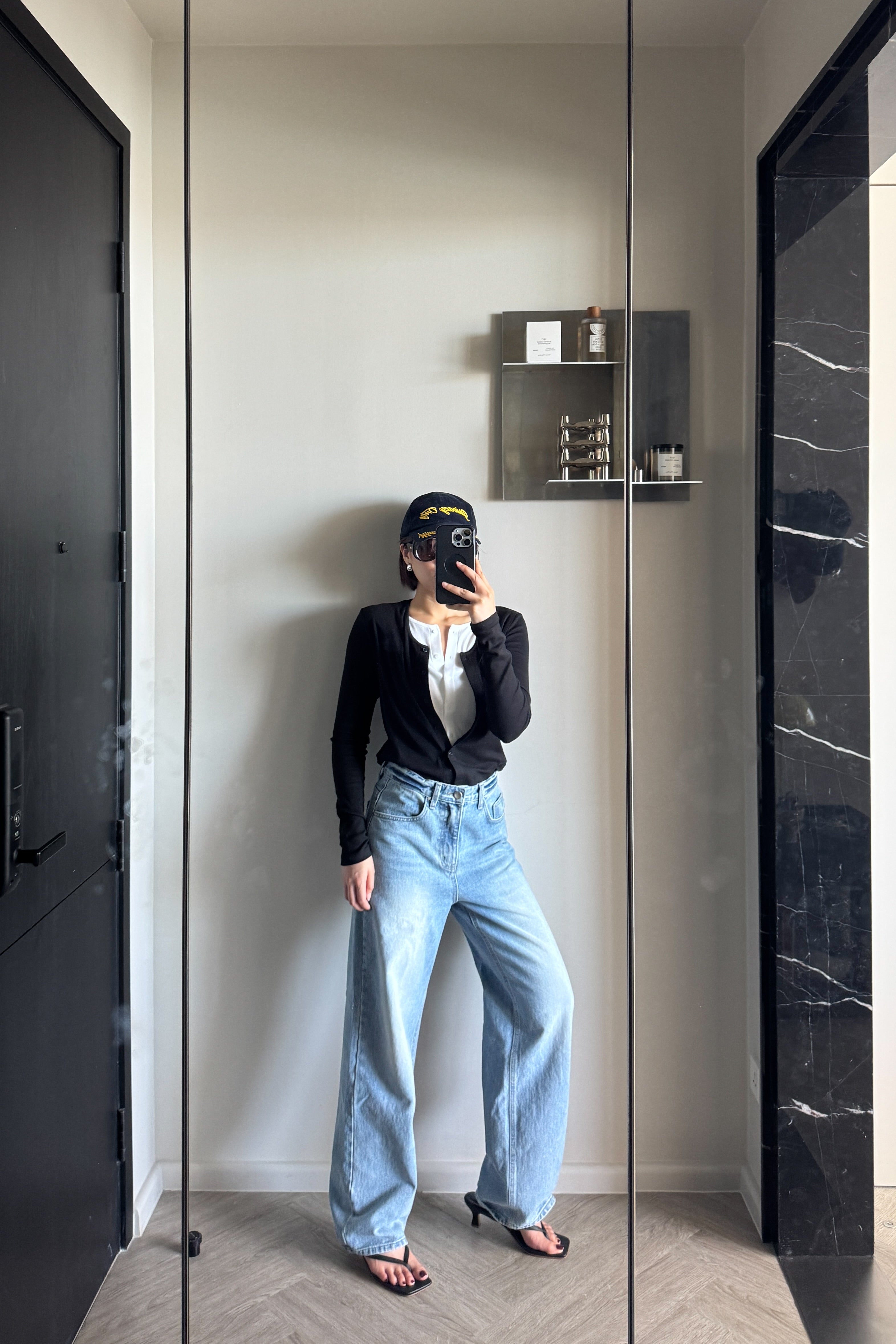 Janie double long sleeve cardigan