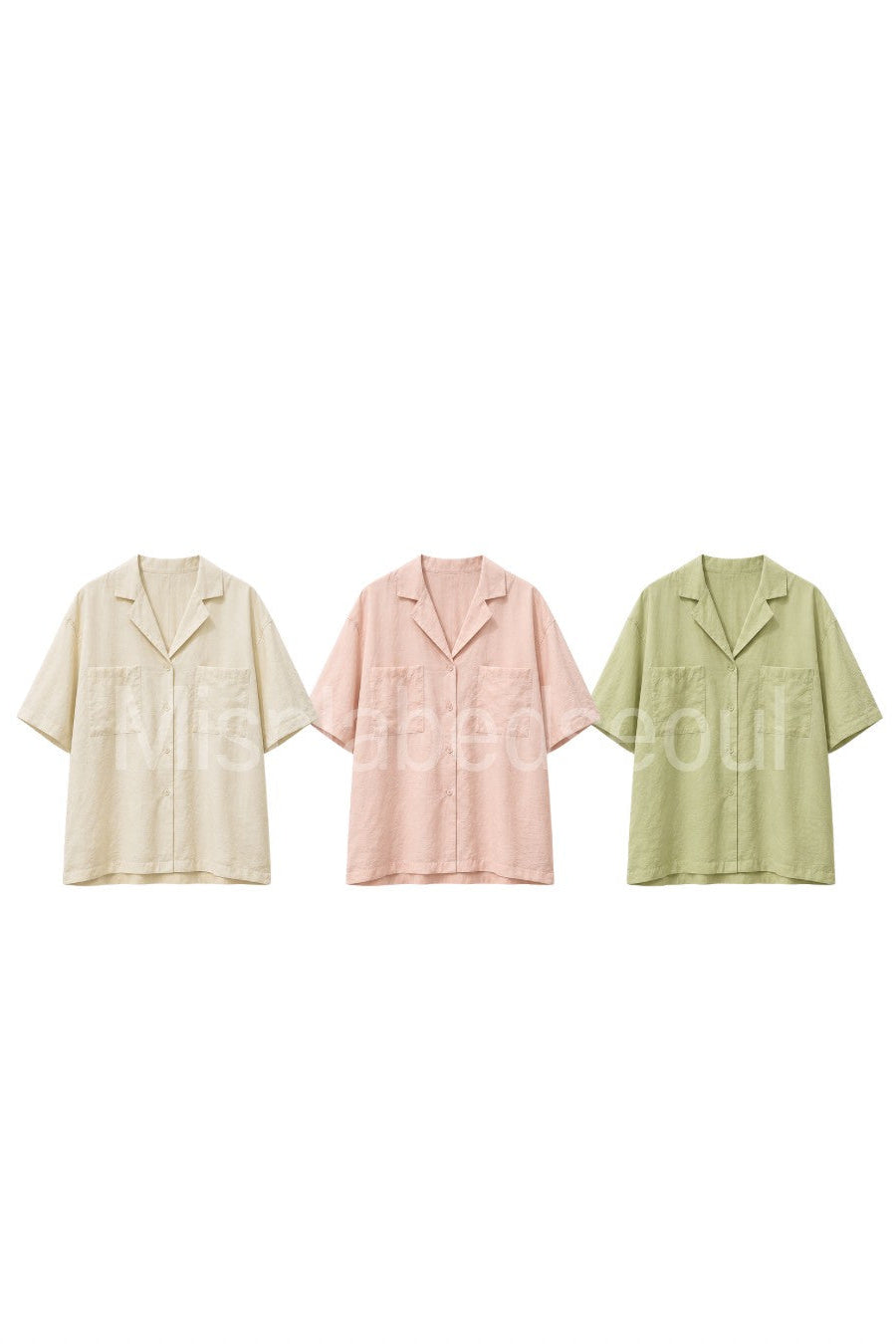Glossy Organza Camp Shirt