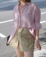 double pocket mini skort