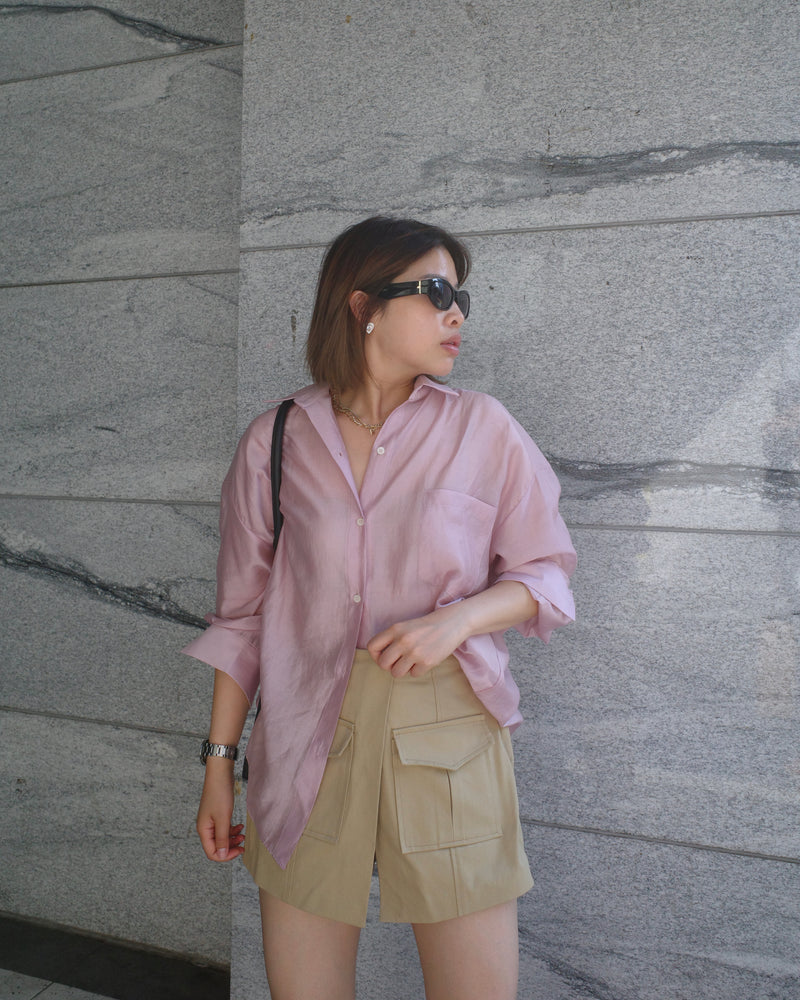 double pocket mini skort