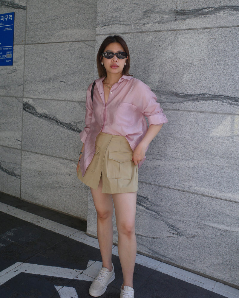 double pocket mini skort