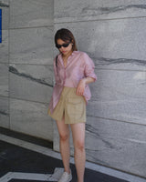 double pocket mini skort