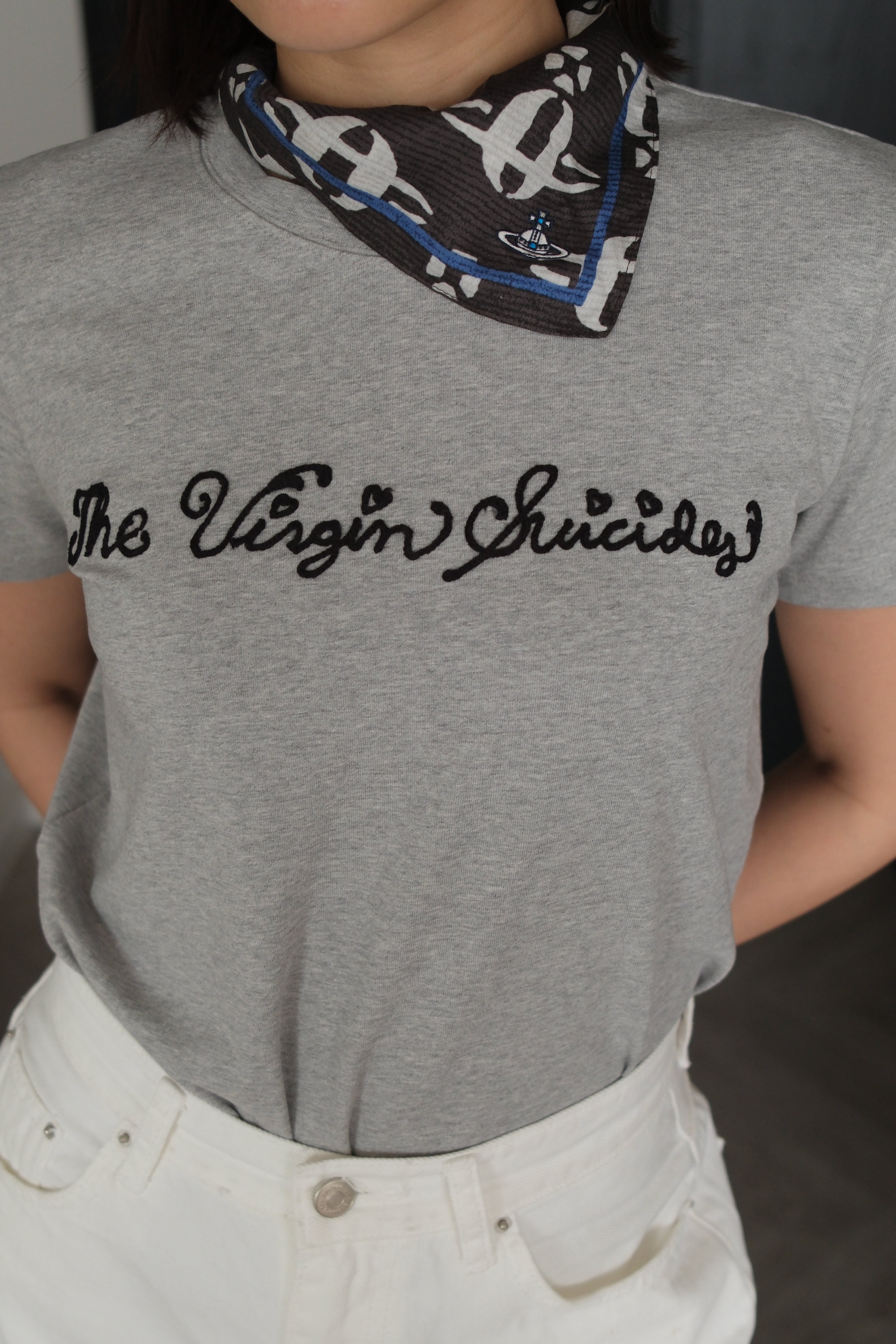 the virgin embroidered soft tee