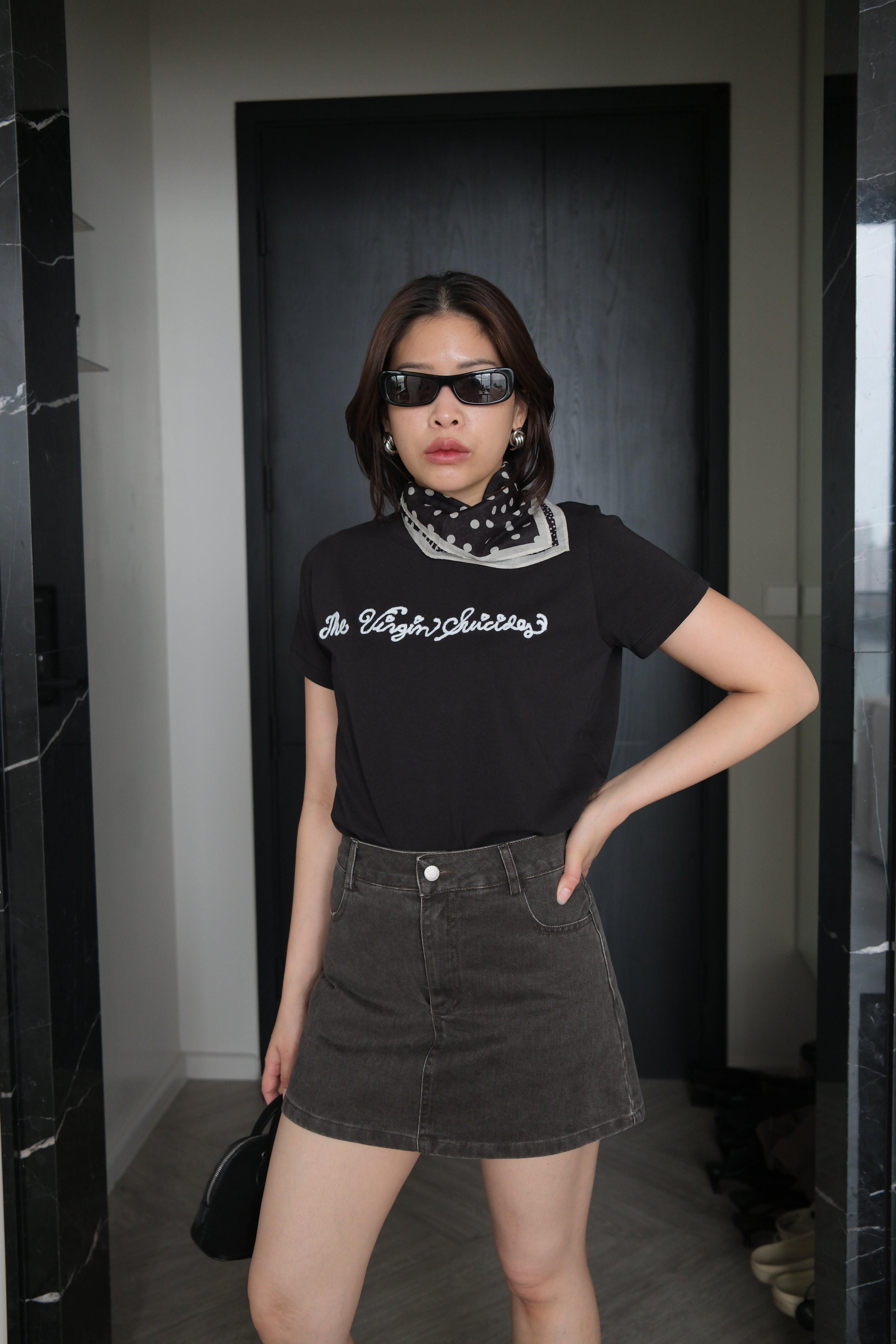 the virgin embroidered soft tee