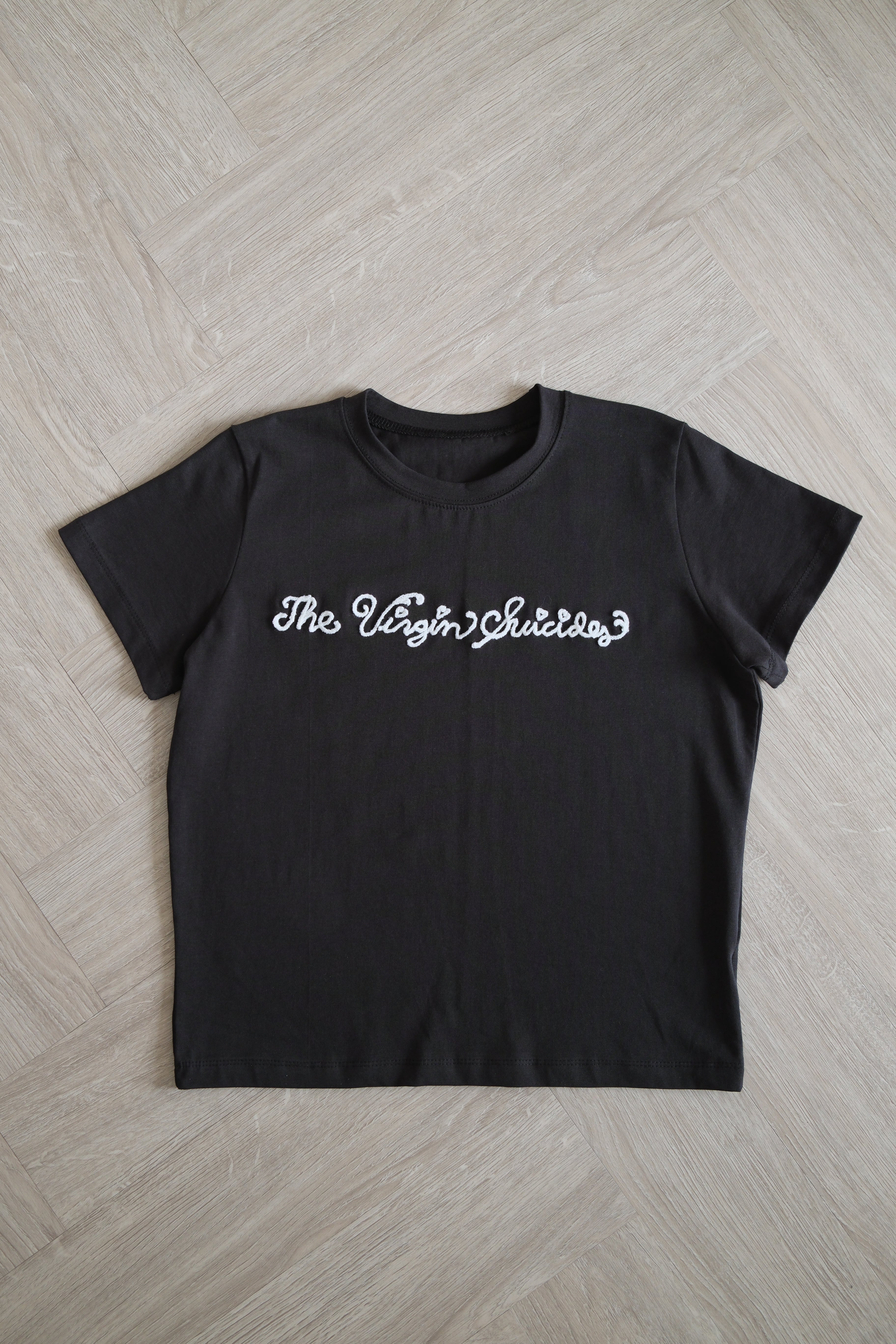the virgin embroidered soft tee