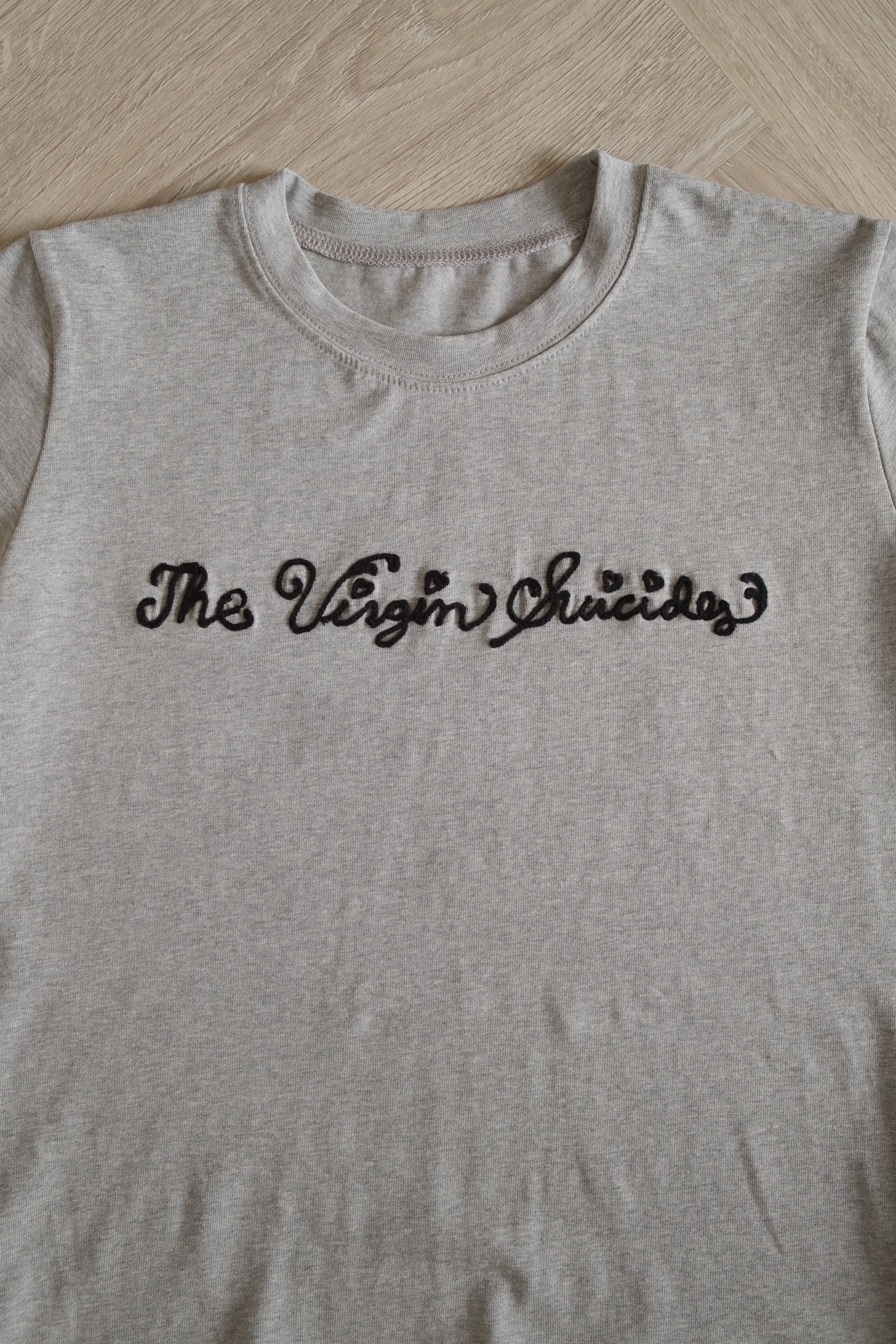 the virgin embroidered soft tee