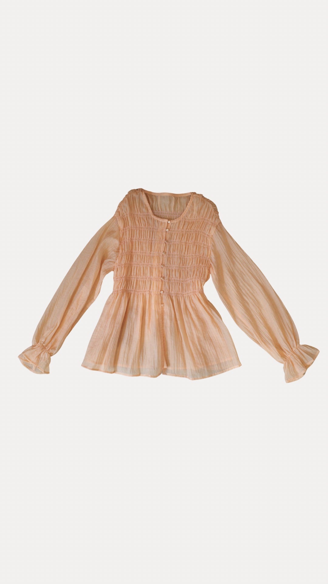 Fairy Smocked Flowy Blouse