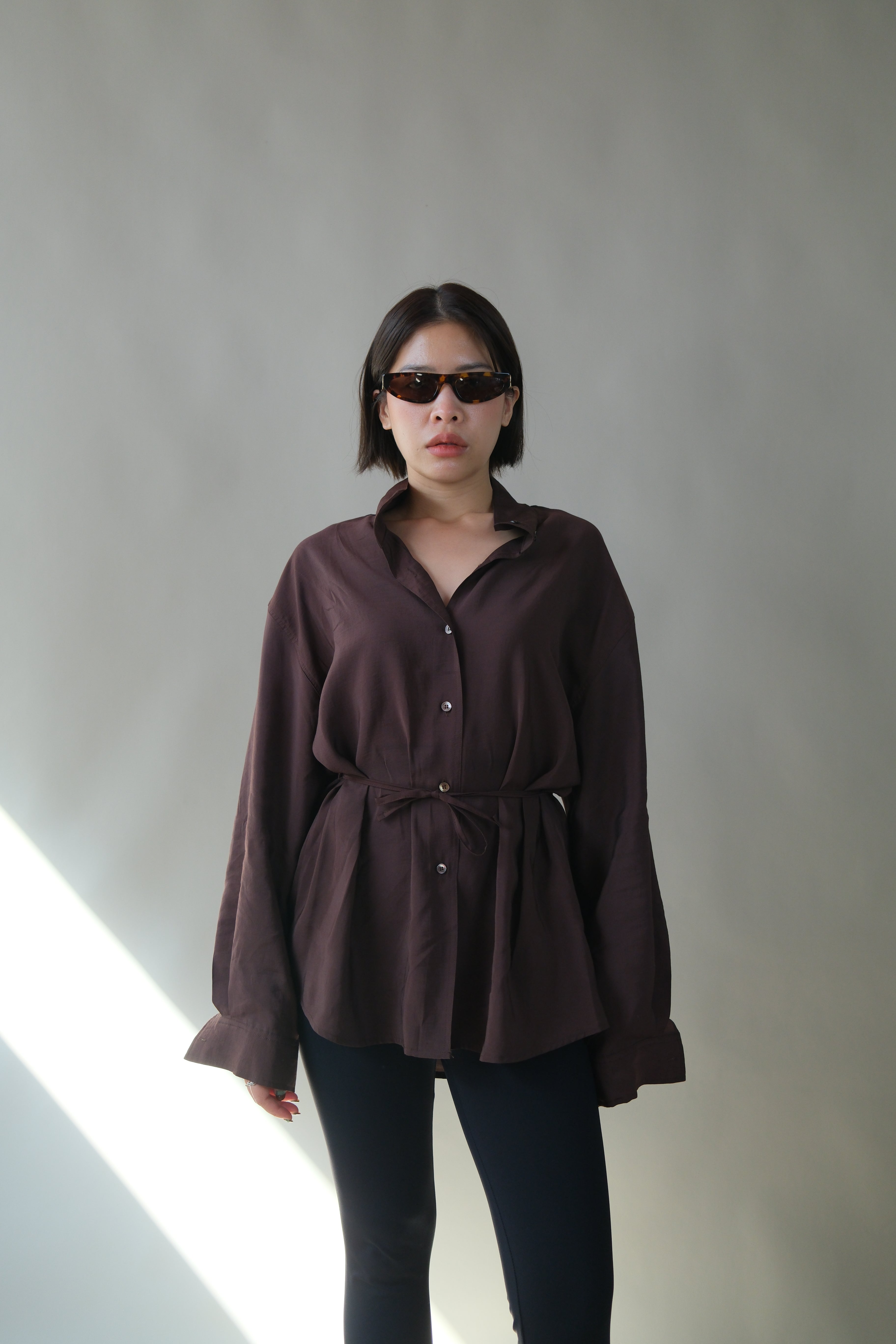 Hej funnel sheer shirt