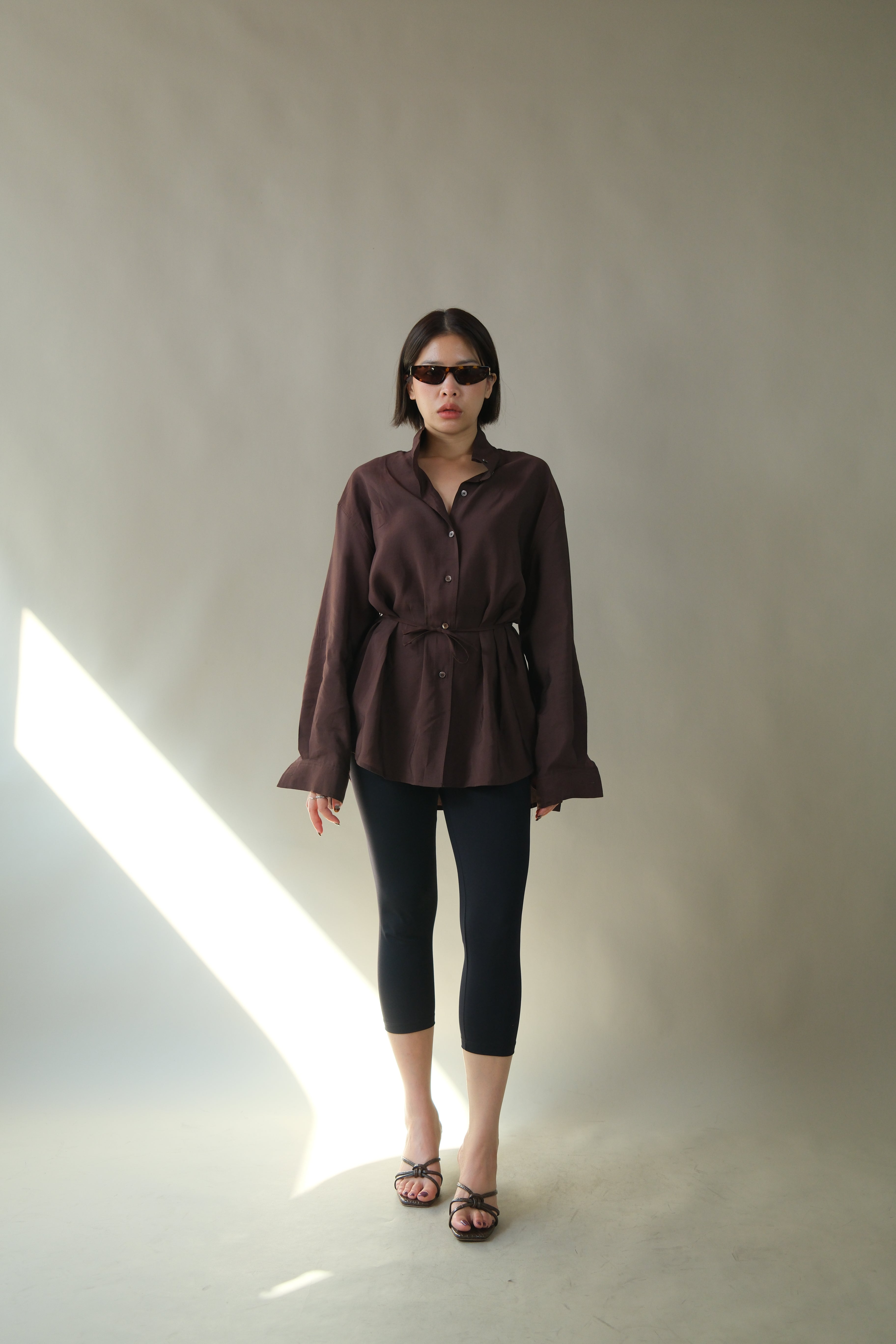 Hej funnel sheer shirt