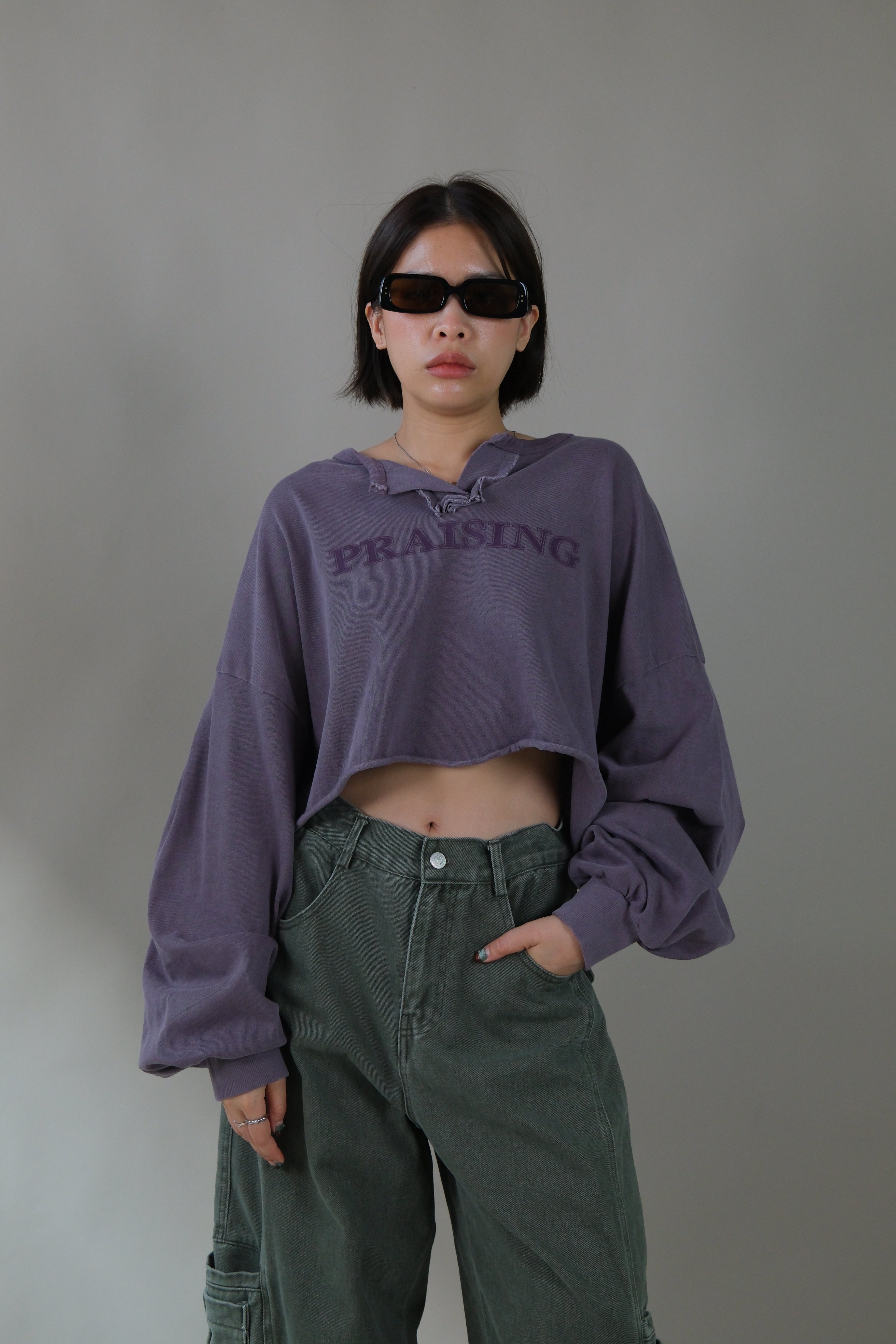 Praising vintage crop top